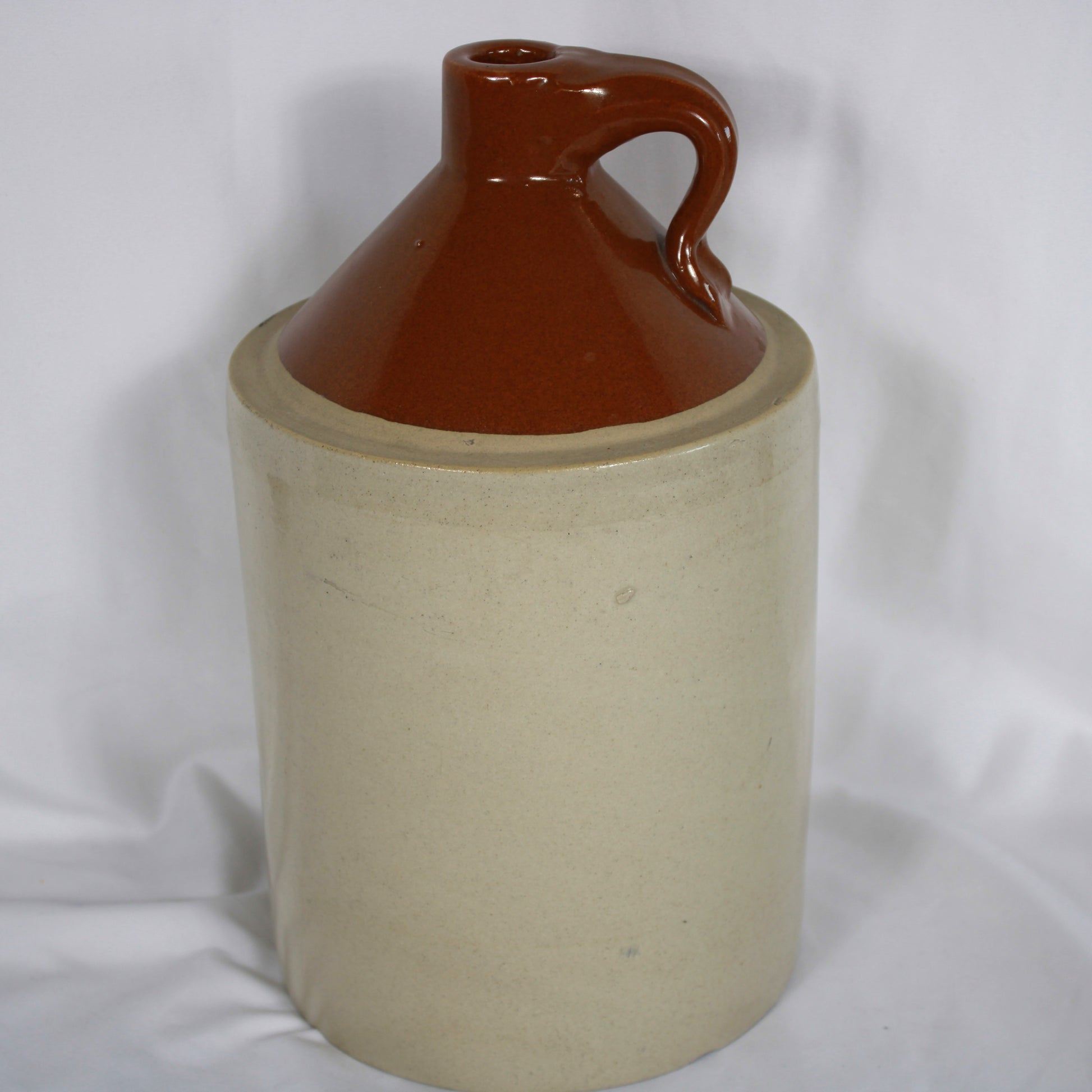 Medicine Hat Potteries Two-Tone Stoneware Whiskey Jug