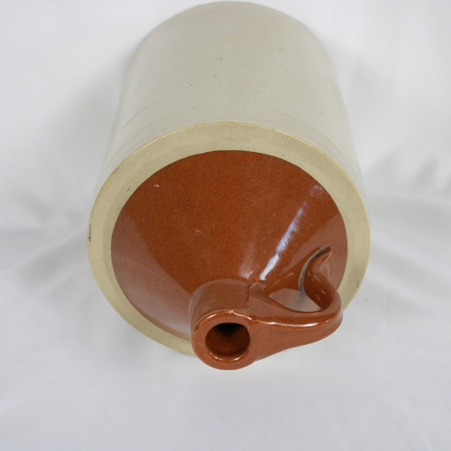 Medicine Hat Potteries Two-Tone Stoneware Whiskey Jug