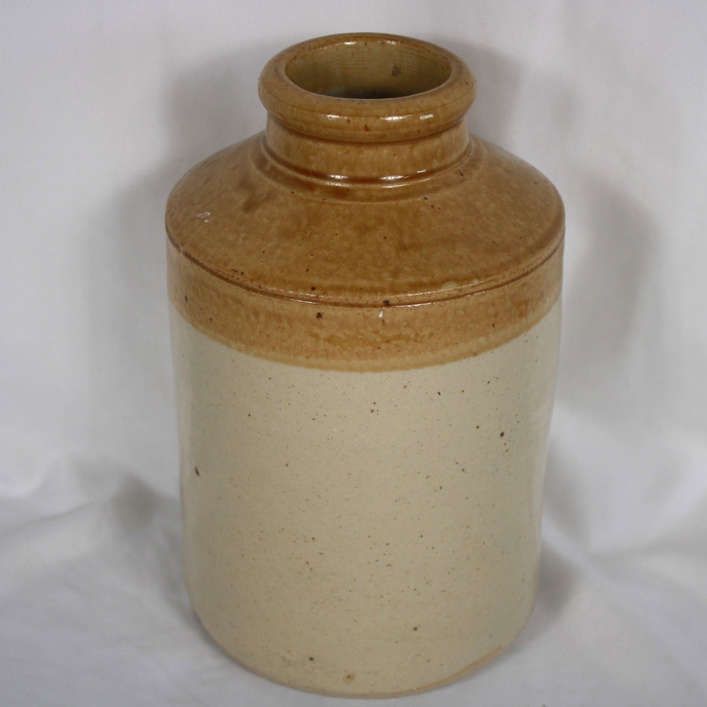 Antique Two-Tone Glazed Stoneware Bottle #2– Possible George Skey Wilnecote