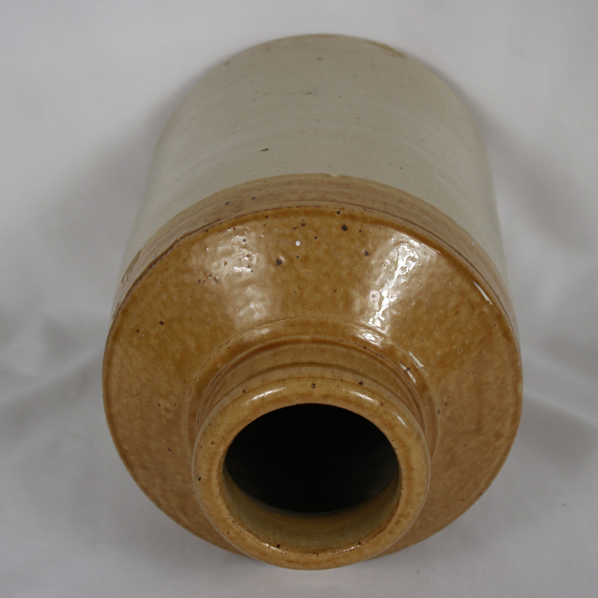 Antique Two-Tone Glazed Stoneware Bottle #2– Possible George Skey Wilnecote