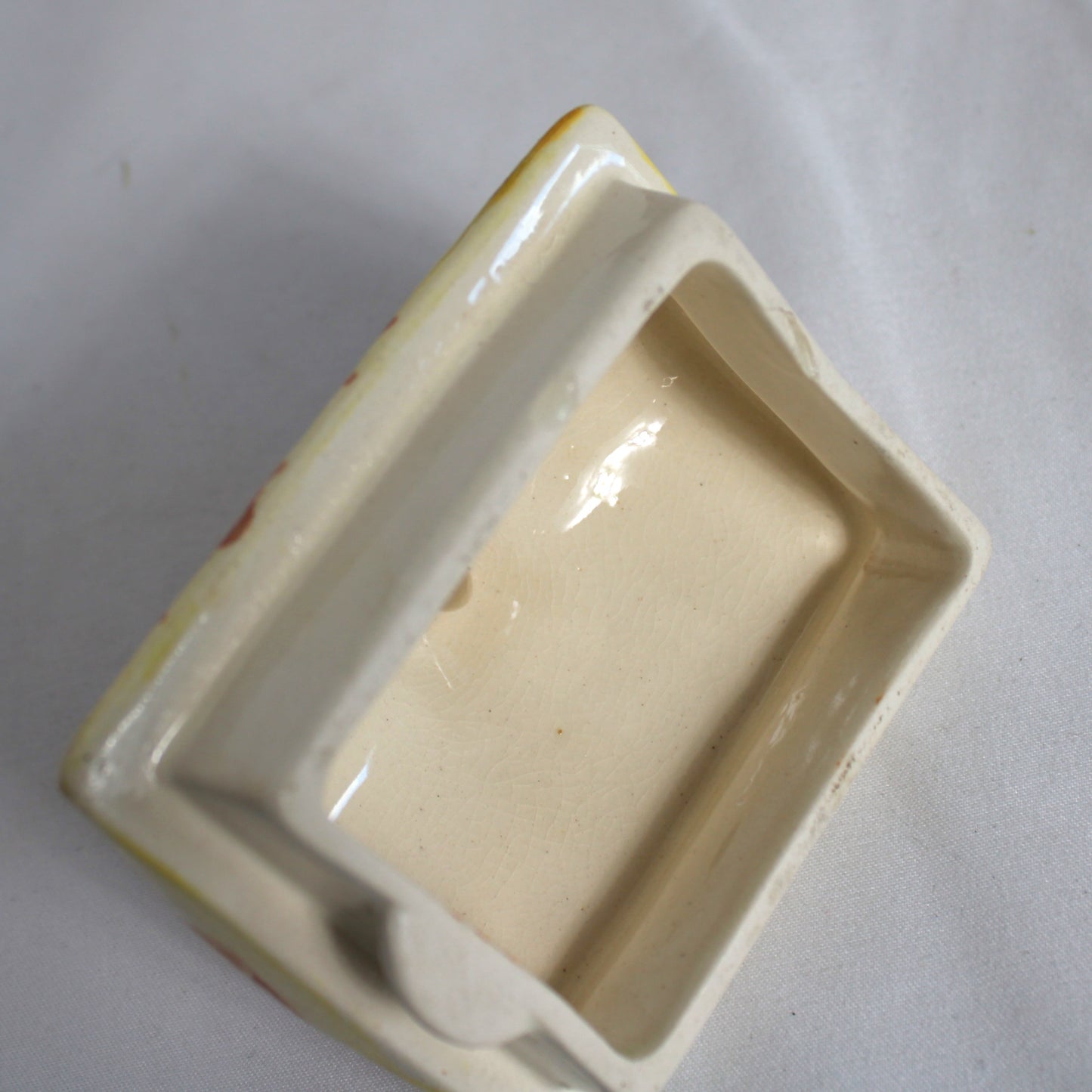 Vintage Price Bros Ye Olde Cottage Ware Teapot and Covered Butter Dish Set - Made in England
