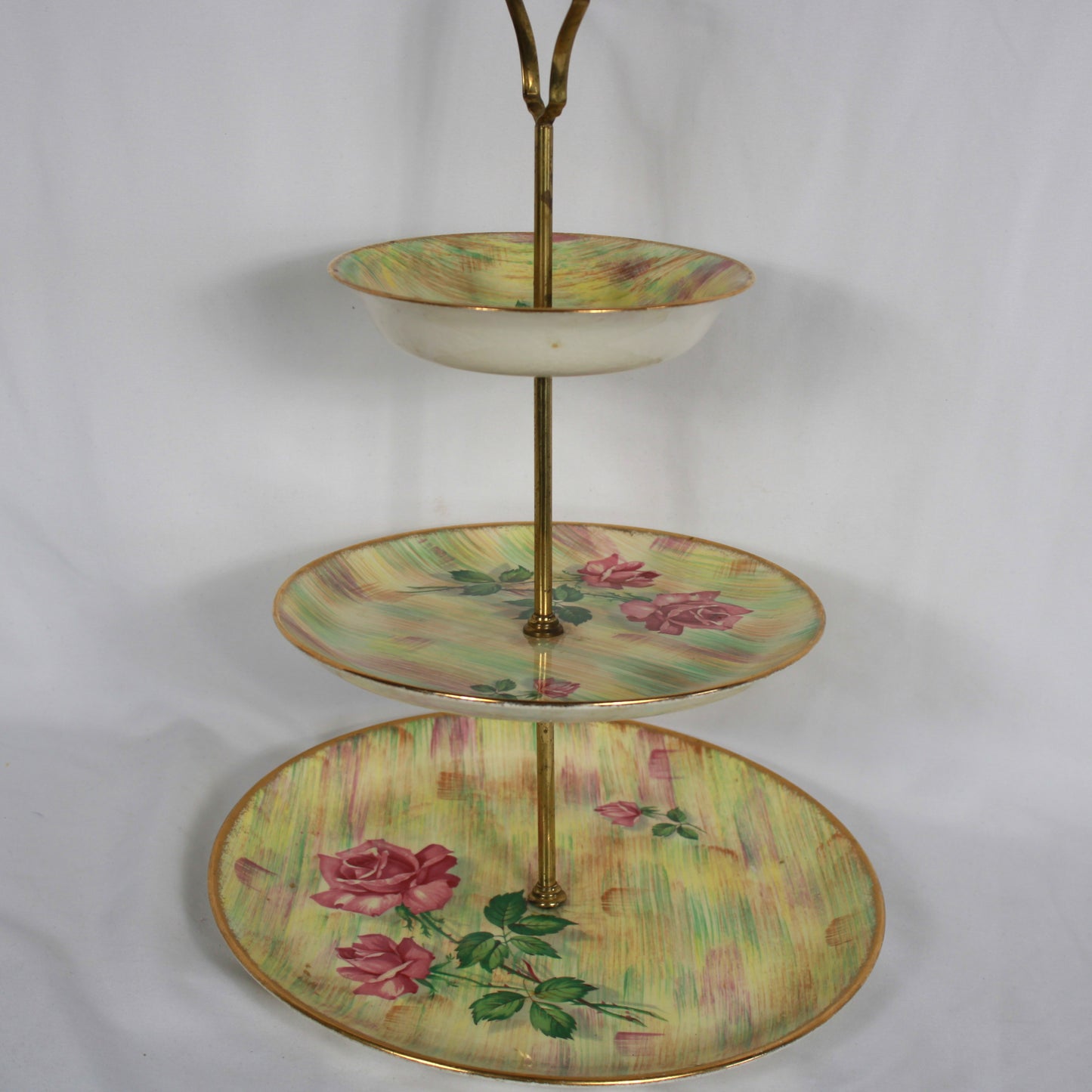 Royal Tudor Ware Barker Bros English 3-Tier Cake Stand
