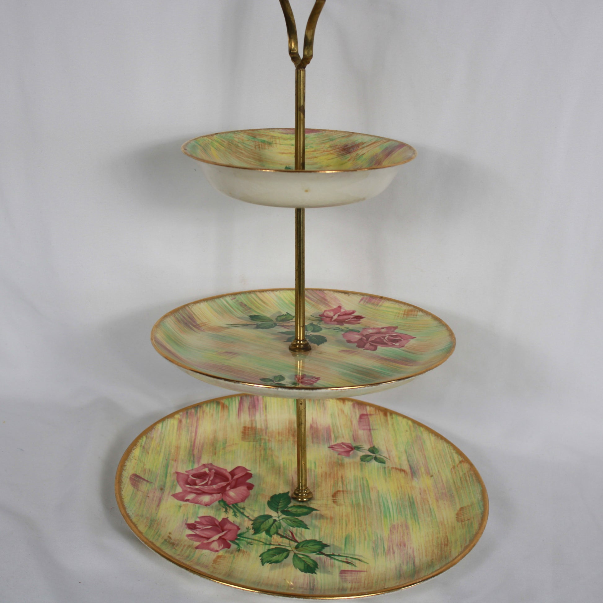 Royal Tudor Ware Barker Bros English 3-Tier Cake Stand
