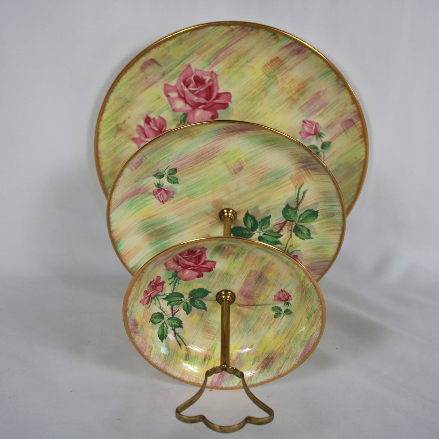 Royal Tudor Ware Barker Bros English 3-Tier Cake Stand