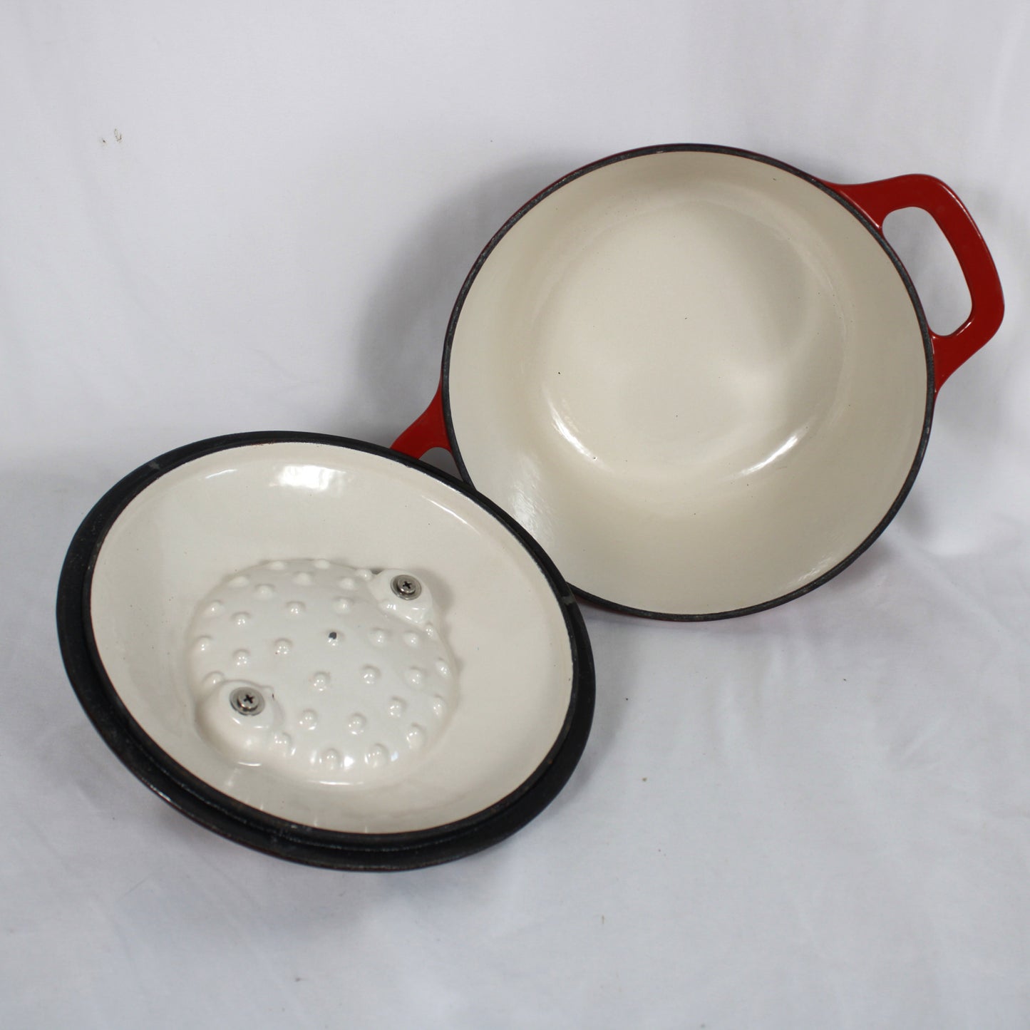 KitchenAid Enameled Cast Iron Dutch Oven with Lid – Gradient Empire Red