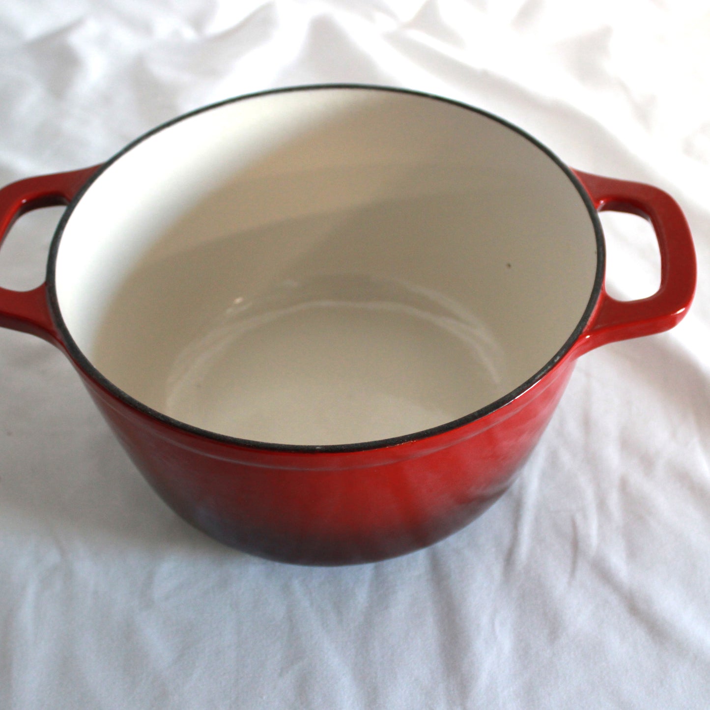KitchenAid Enameled Cast Iron Dutch Oven with Lid – Gradient Empire Red