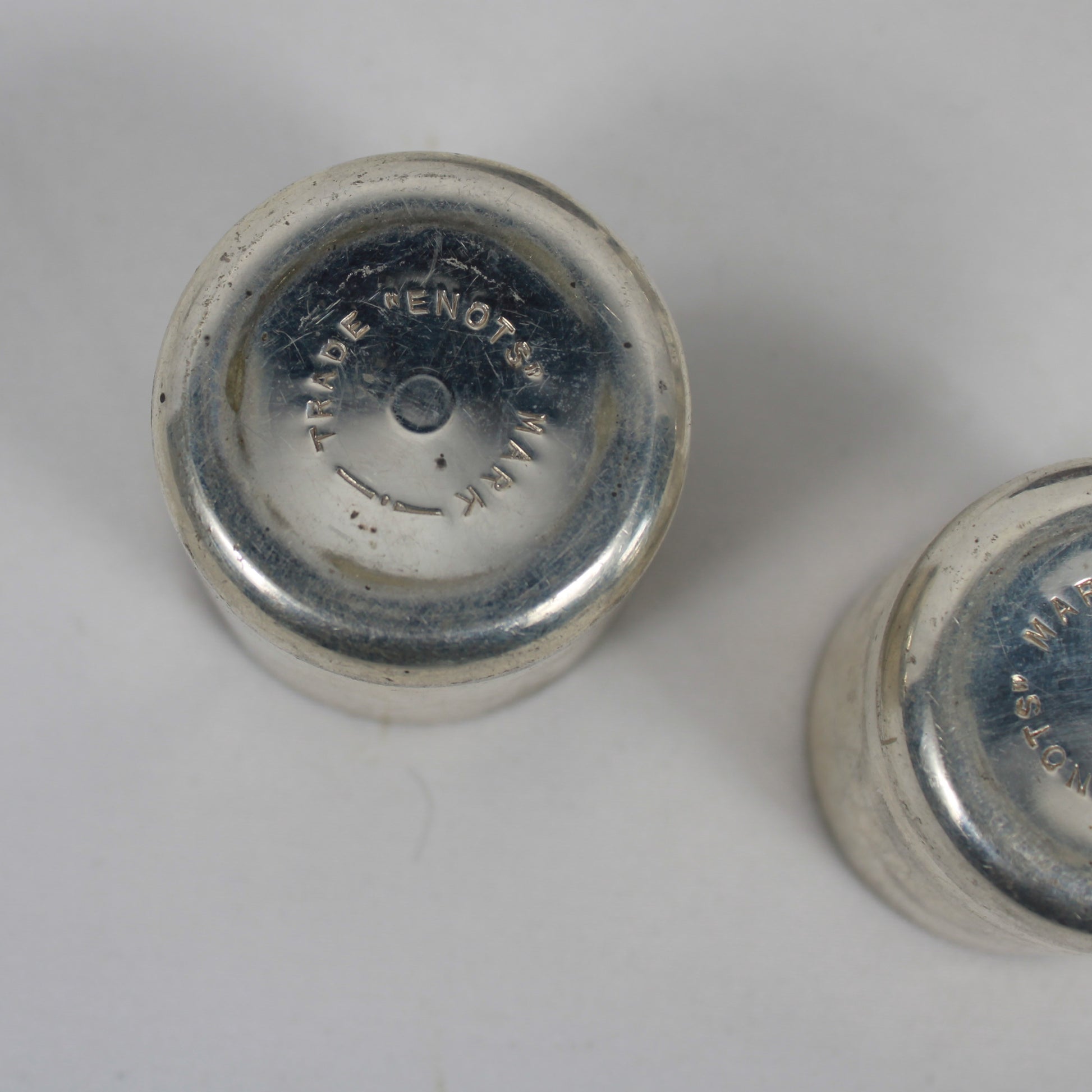 Electroplated Stacking Shot Glass Set in Monogrammed Leather Case