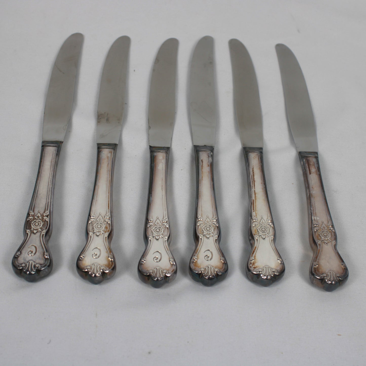 Vintage Old Company Plate "Signature" Silverplate Flatware Set with Wooden Storage Chest - 38 Pieces