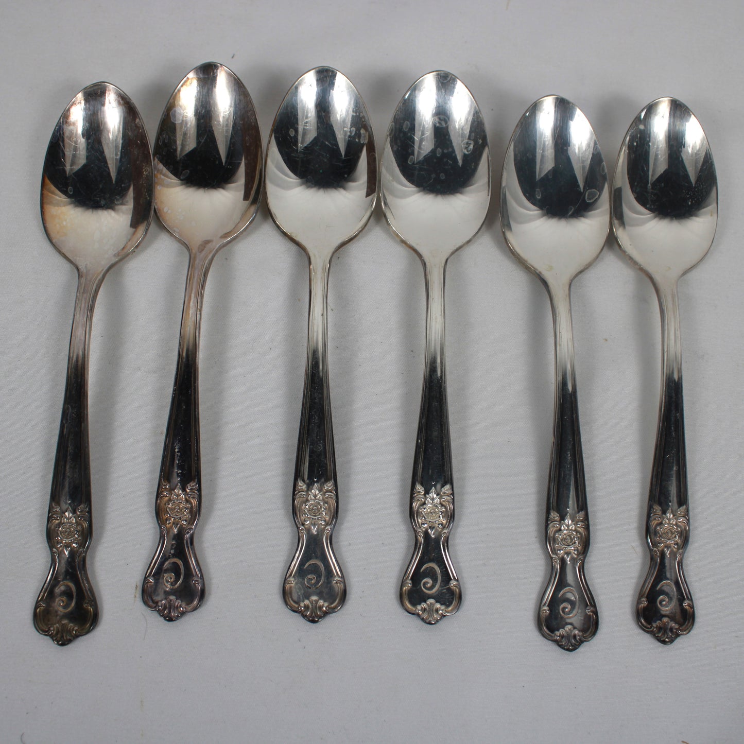Vintage Old Company Plate "Signature" Silverplate Flatware Set with Wooden Storage Chest - 38 Pieces