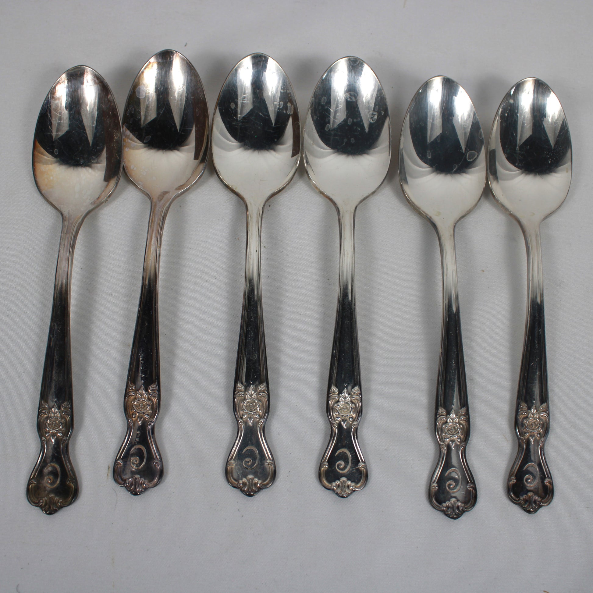 Vintage Old Company Plate "Signature" Silverplate Flatware Set with Wooden Storage Chest - 38 Pieces