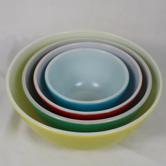Pyrex Primary Colors Nesting Mixing Bowl Set