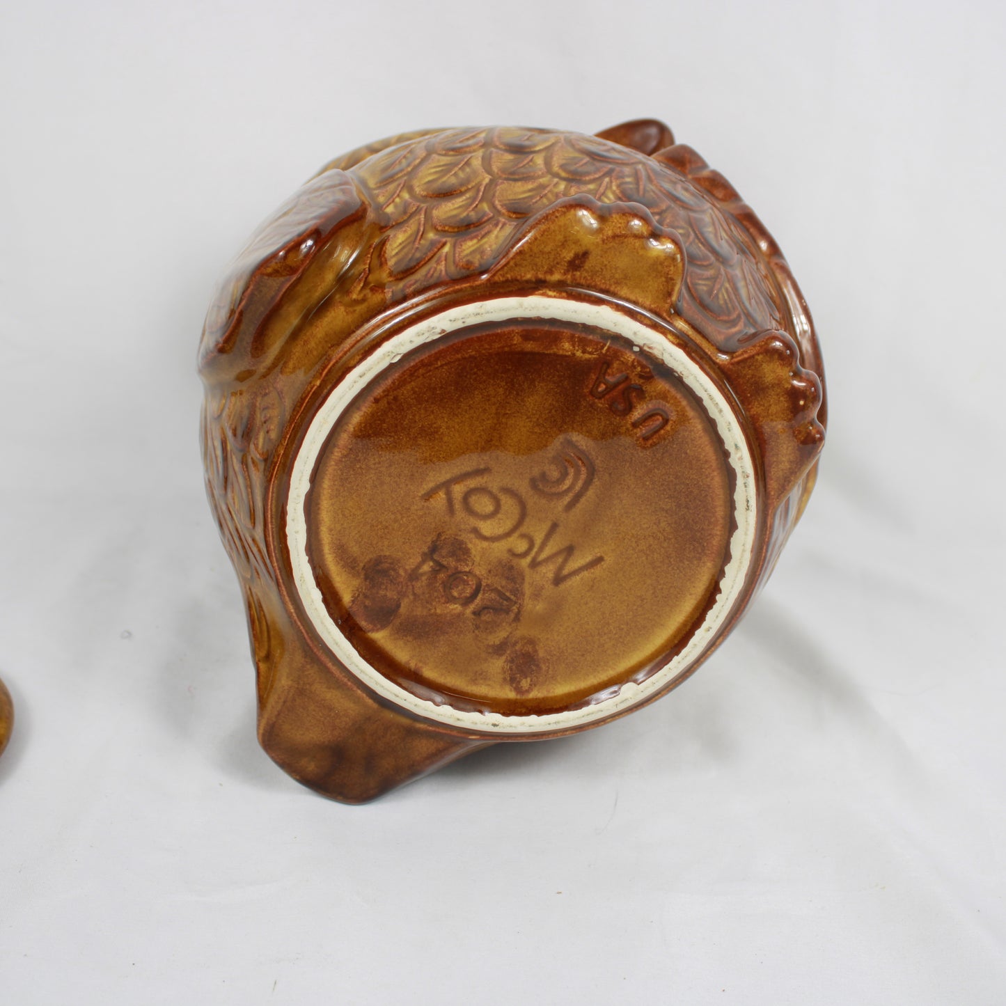 Vintage McCoy Pottery Brown Owl Cookie Jar #204 USA – Mid-Century Kitchenware
