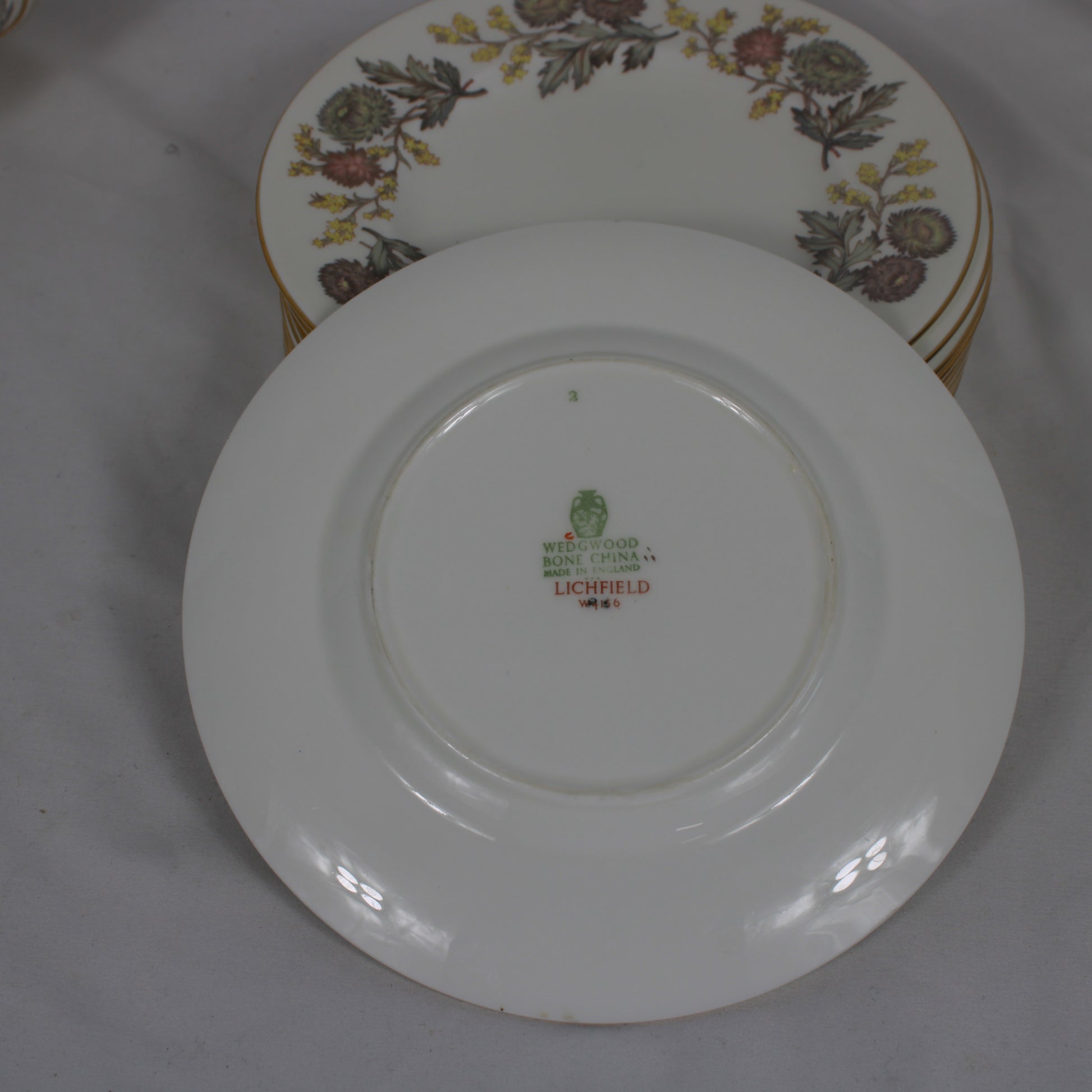 Vintage Wedgwood "Lichfield" Bone China Dinnerware Service – Made in England