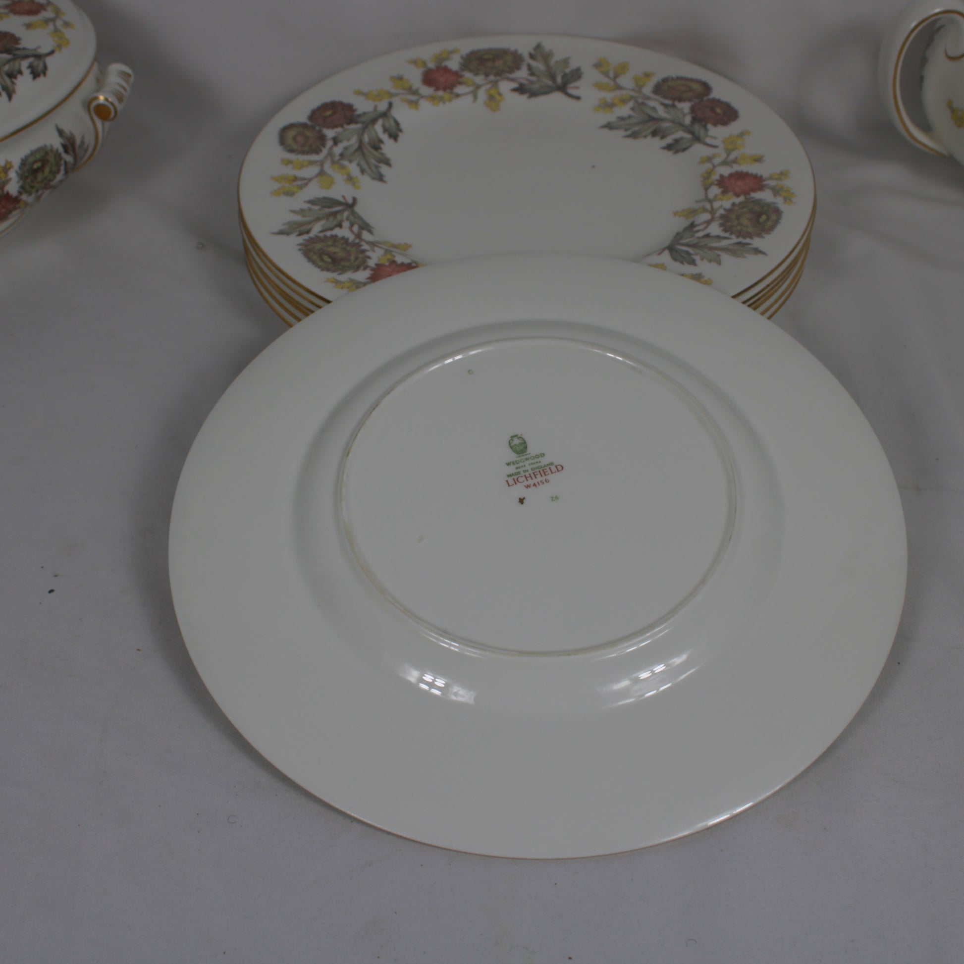 Vintage Wedgwood "Lichfield" Bone China Dinnerware Service – Made in England