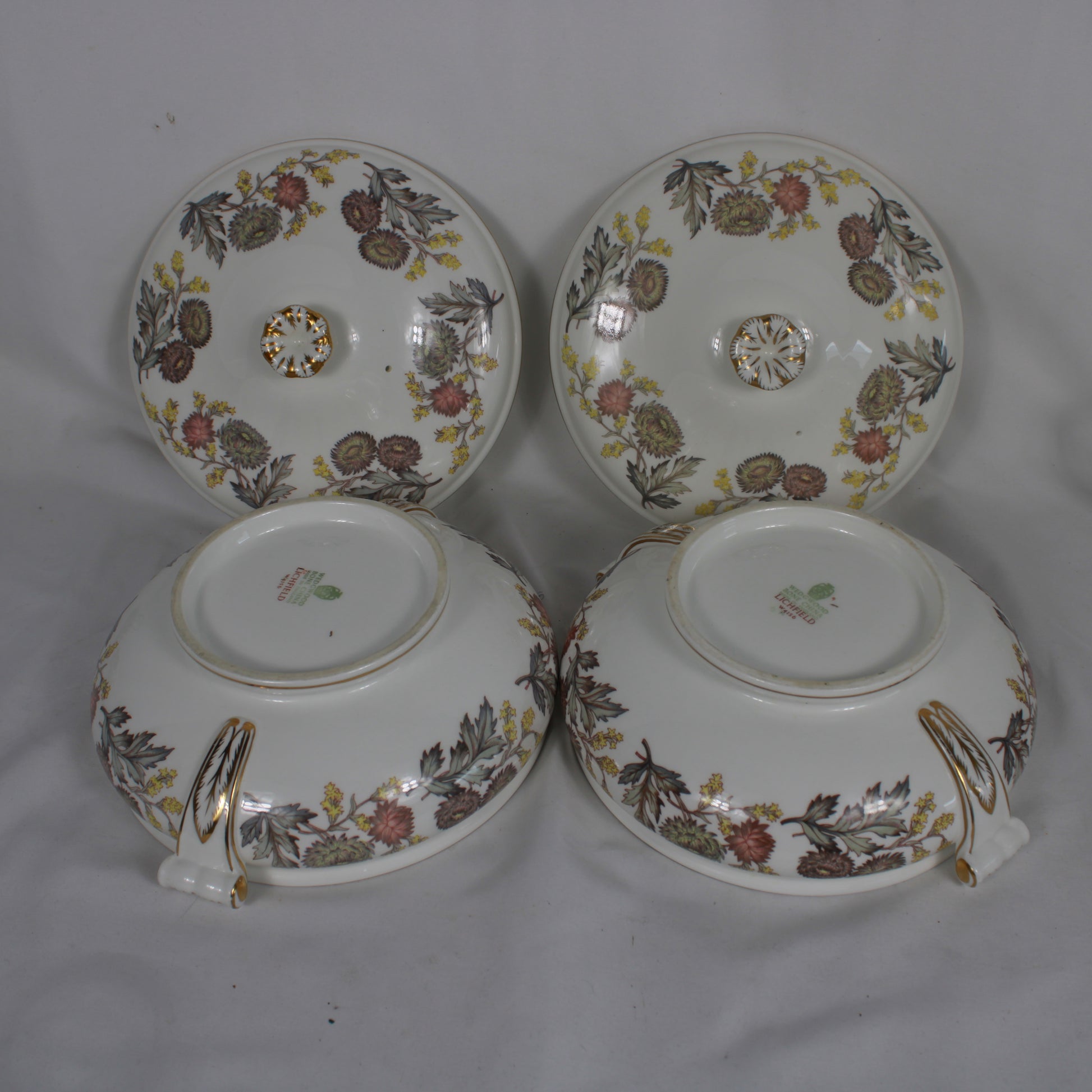Vintage Wedgwood "Lichfield" Bone China Dinnerware Service – Made in England