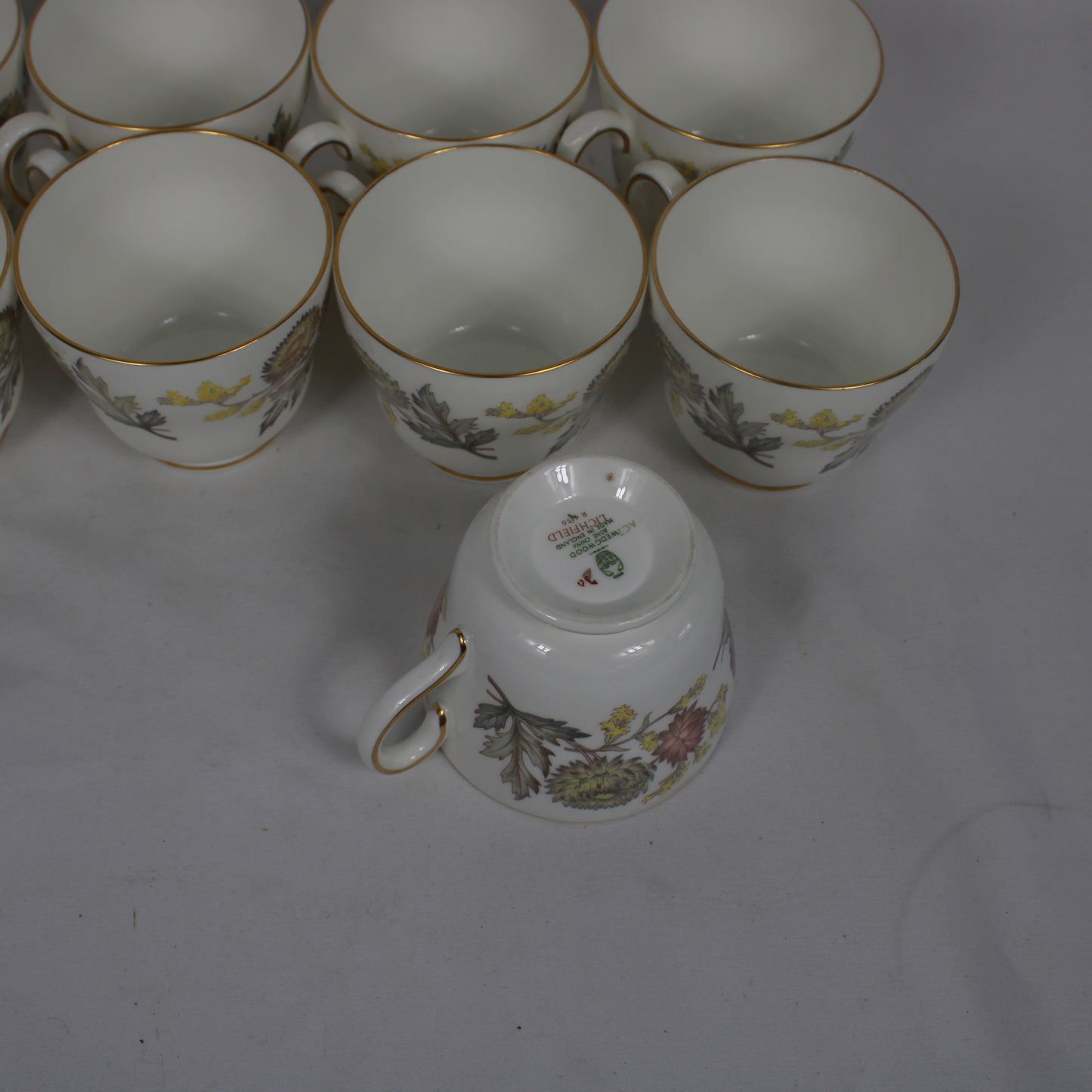 Vintage Wedgwood "Lichfield" Bone China Dinnerware Service – Made in England