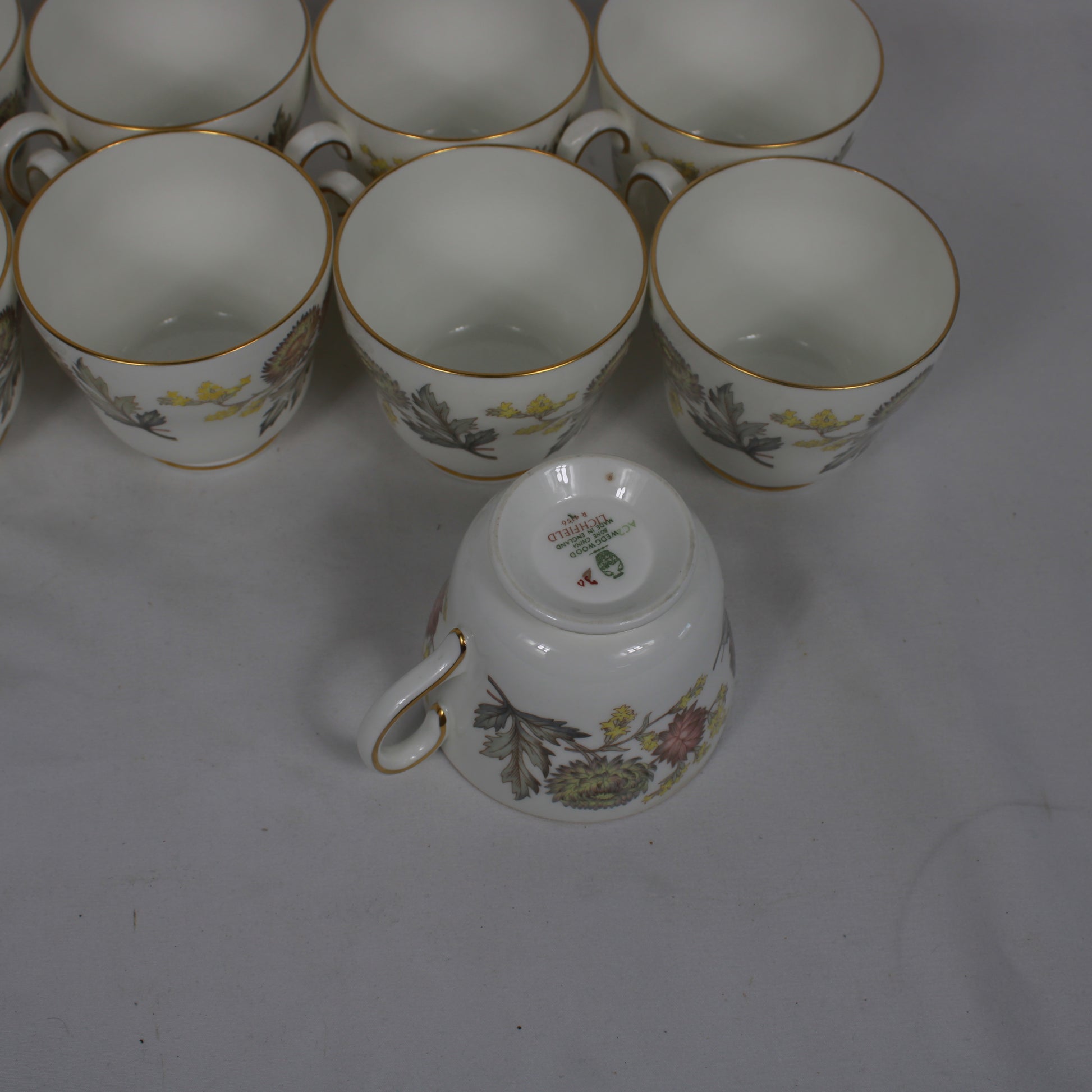 Vintage Wedgwood "Lichfield" Bone China Dinnerware Service – Made in England