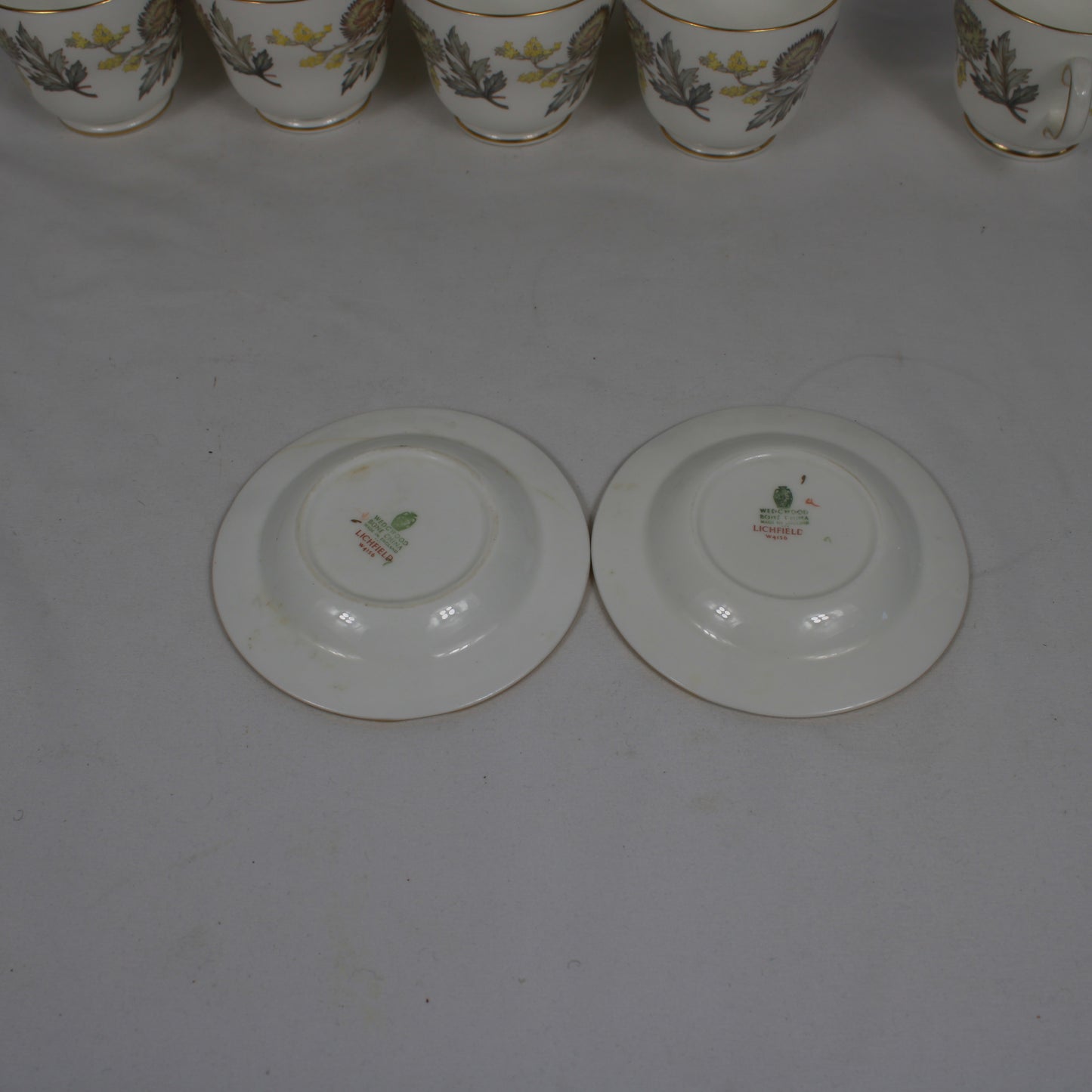 Vintage Wedgwood "Lichfield" Bone China Dinnerware Service – Made in England