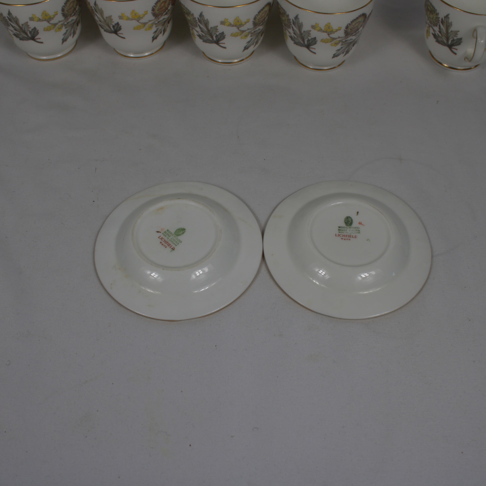 Vintage Wedgwood "Lichfield" Bone China Dinnerware Service – Made in England