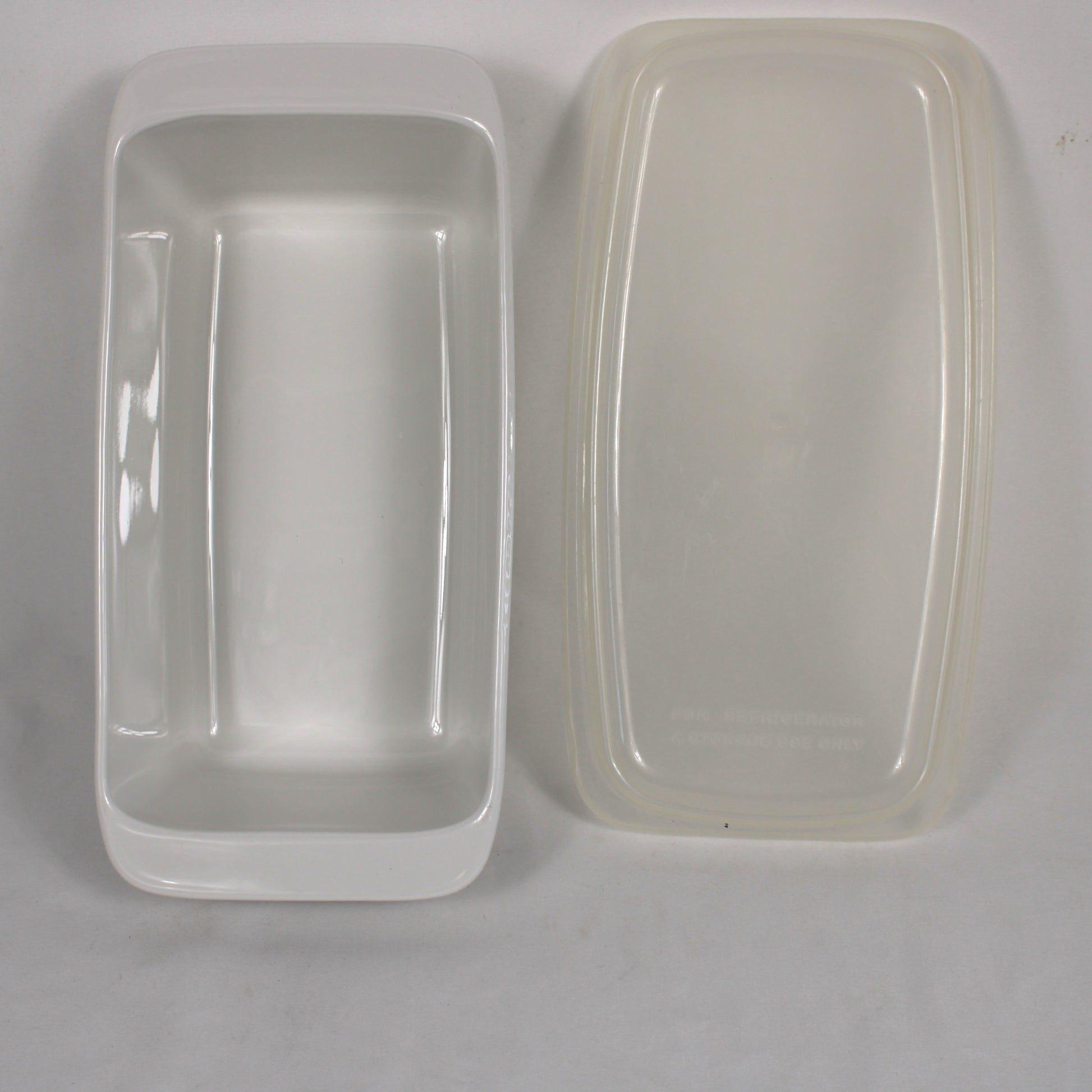 Corning Ware Cornflower Blue Loaf Pan P-315-B with Plastic Storage Lid