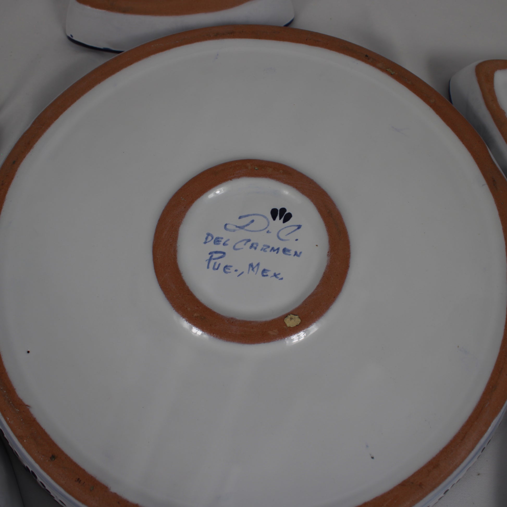 Mexican Talavera Pottery 7-Piece Appetizer & Dip Set - Puebla, Mexico