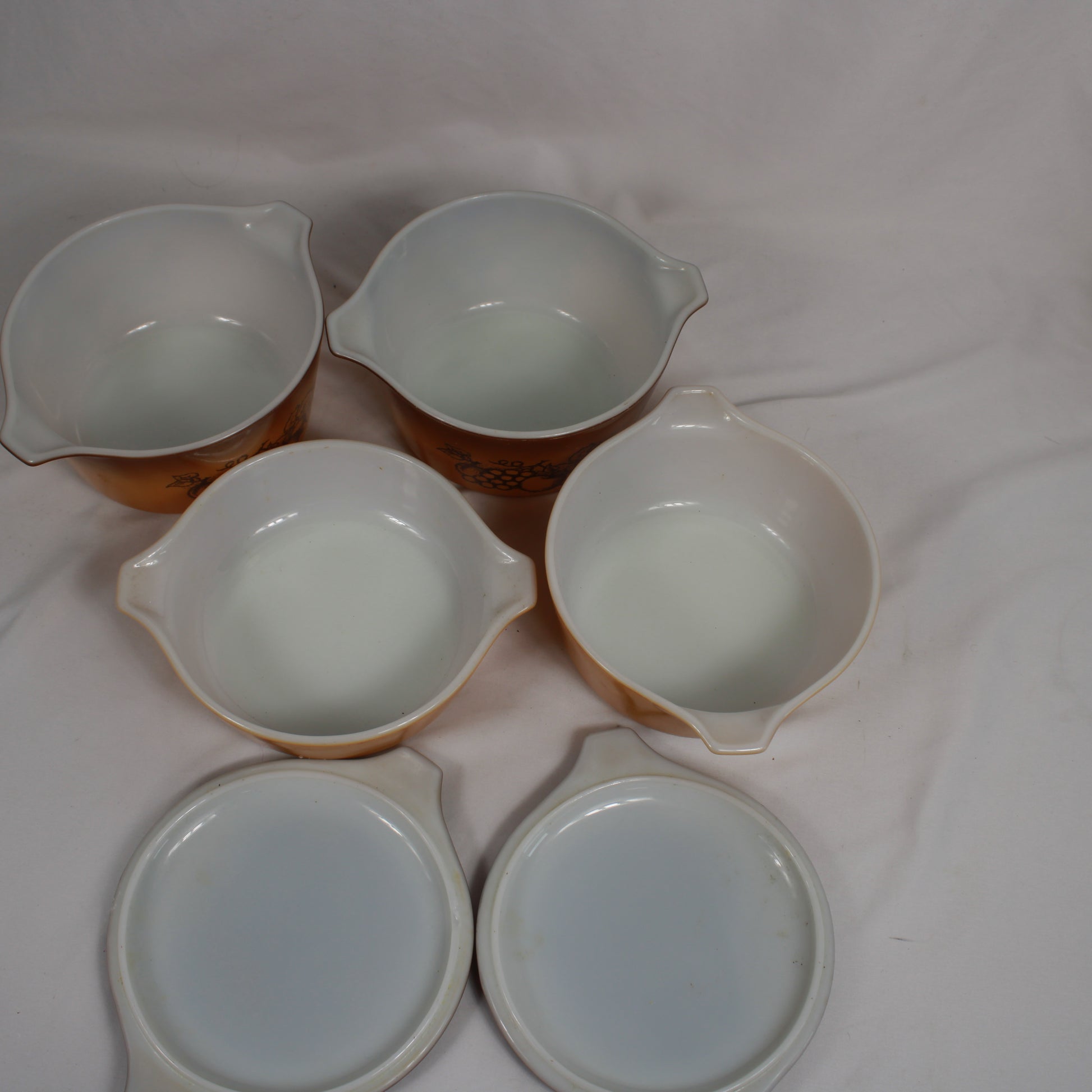 Pyrex Autumn Harvest Vintage Ovenware Set - Casseroles & Baking Bowls