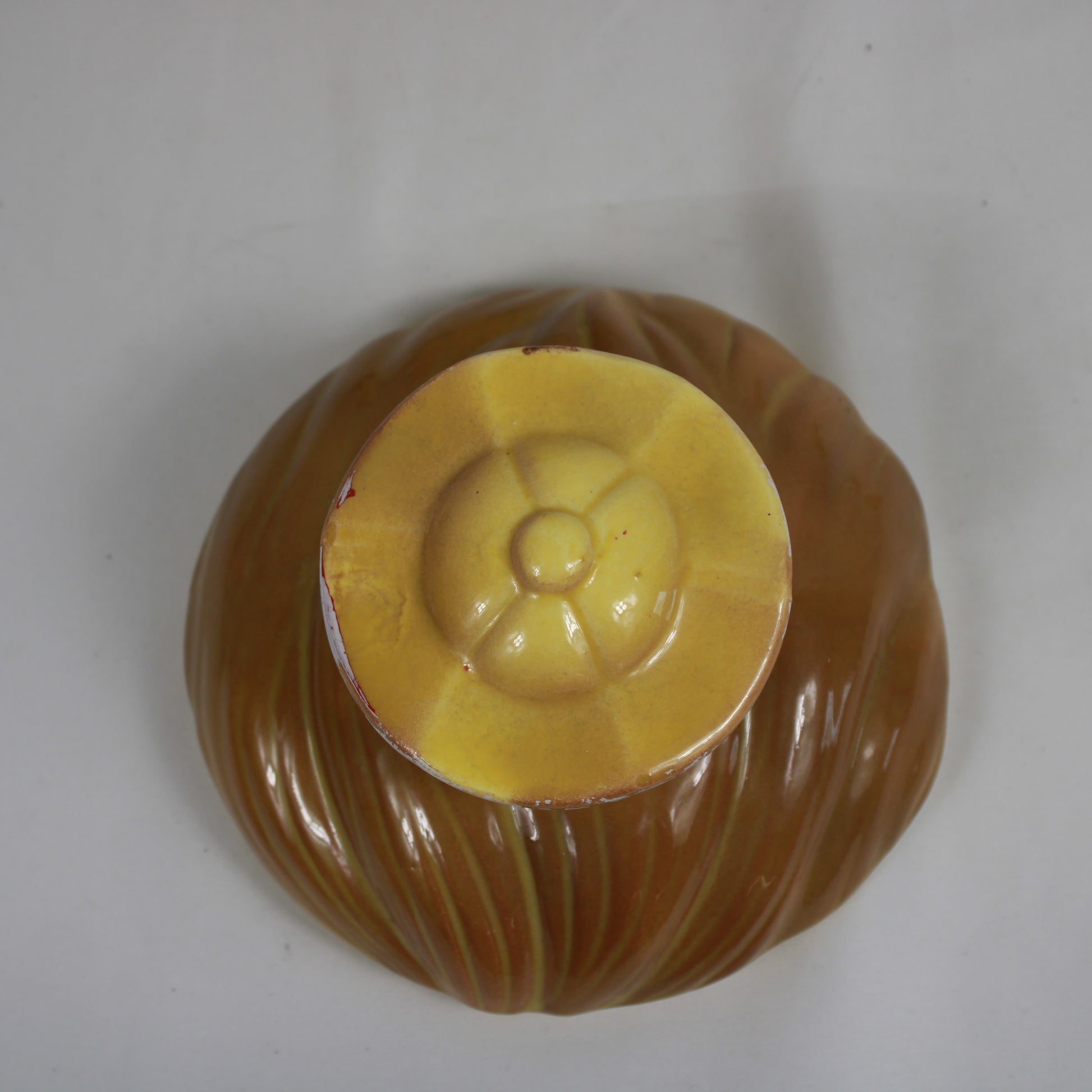 Vintage Ceramic Lion Cookie Jar Made in Japan, Mid-Century Sailor Hat Canister