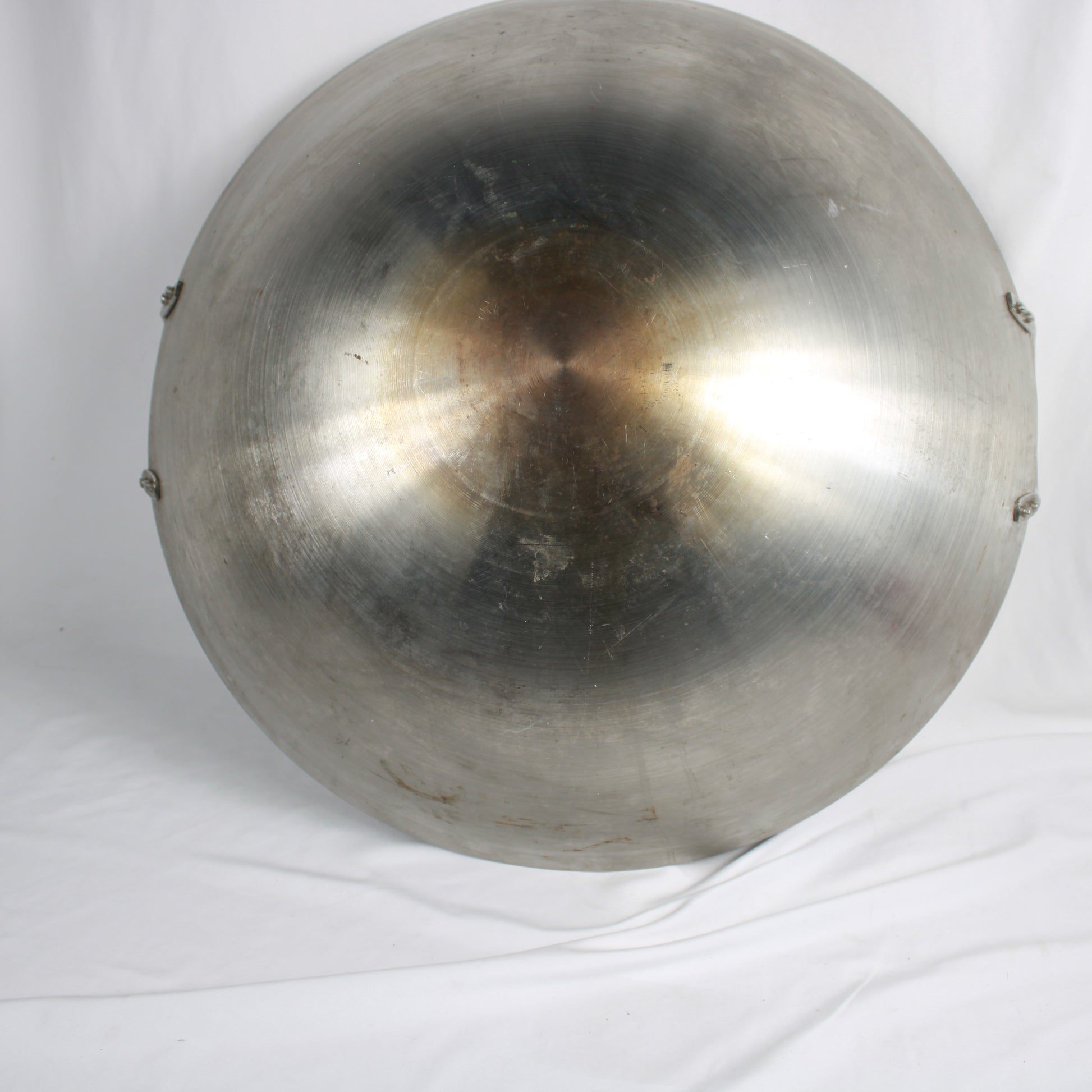 Commercial Grade Heavy Duty Stainless Steel Round Bottom Wok with Handles