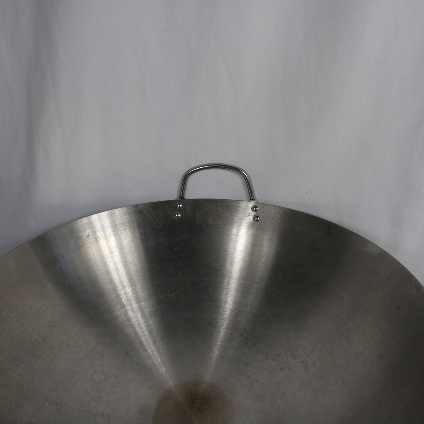 Commercial Grade Heavy Duty Stainless Steel Round Bottom Wok with Handles
