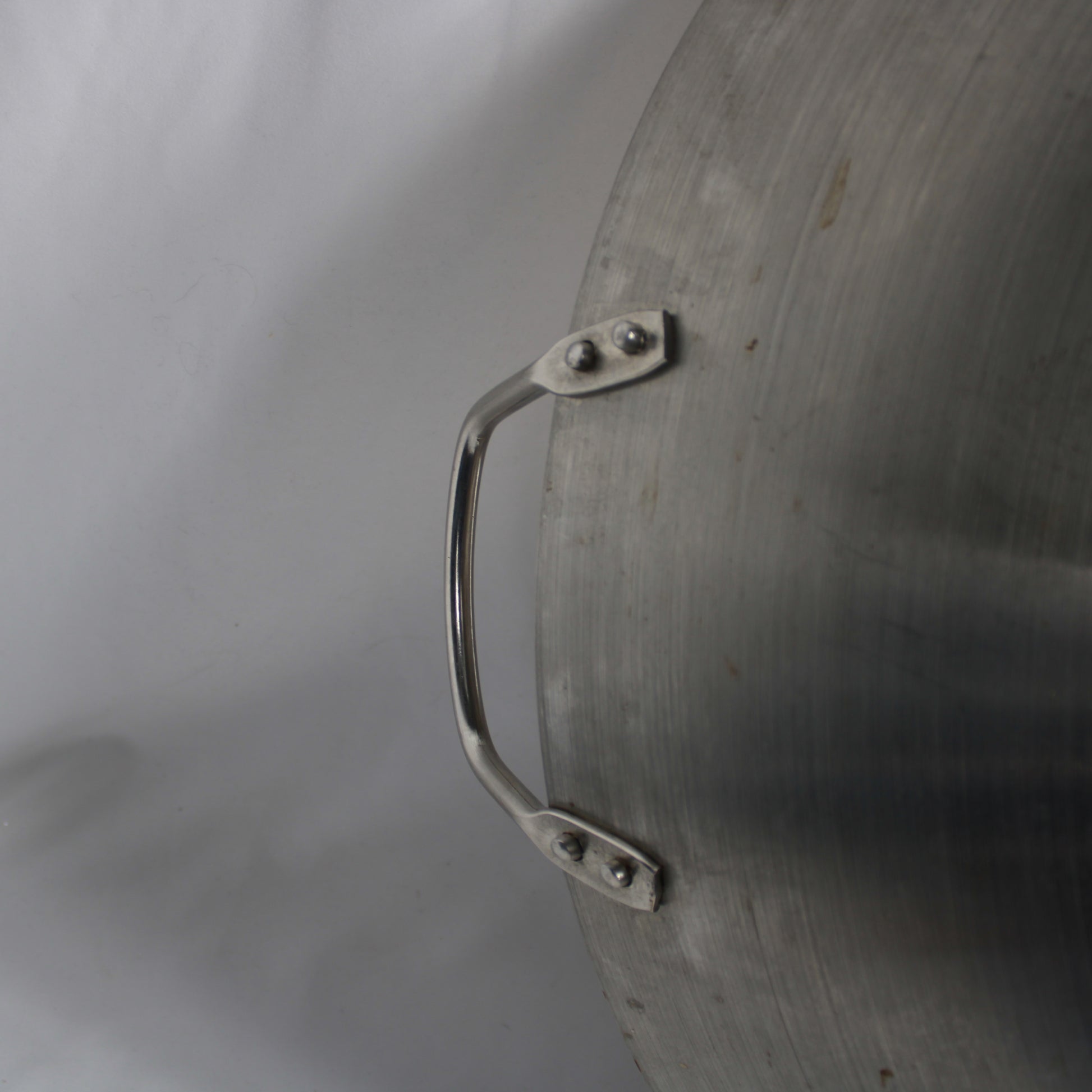Commercial Grade Heavy Duty Stainless Steel Round Bottom Wok with Handles