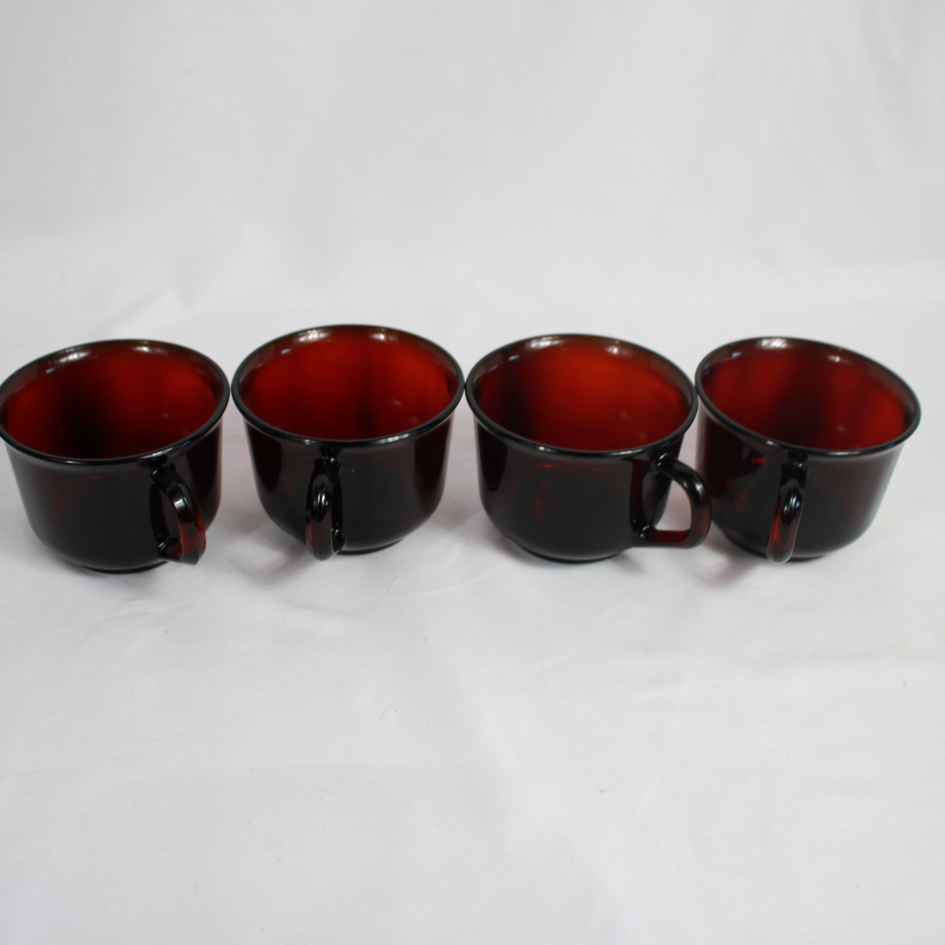 Avon 1876 Cape Cod Ruby Red Glassware Set
