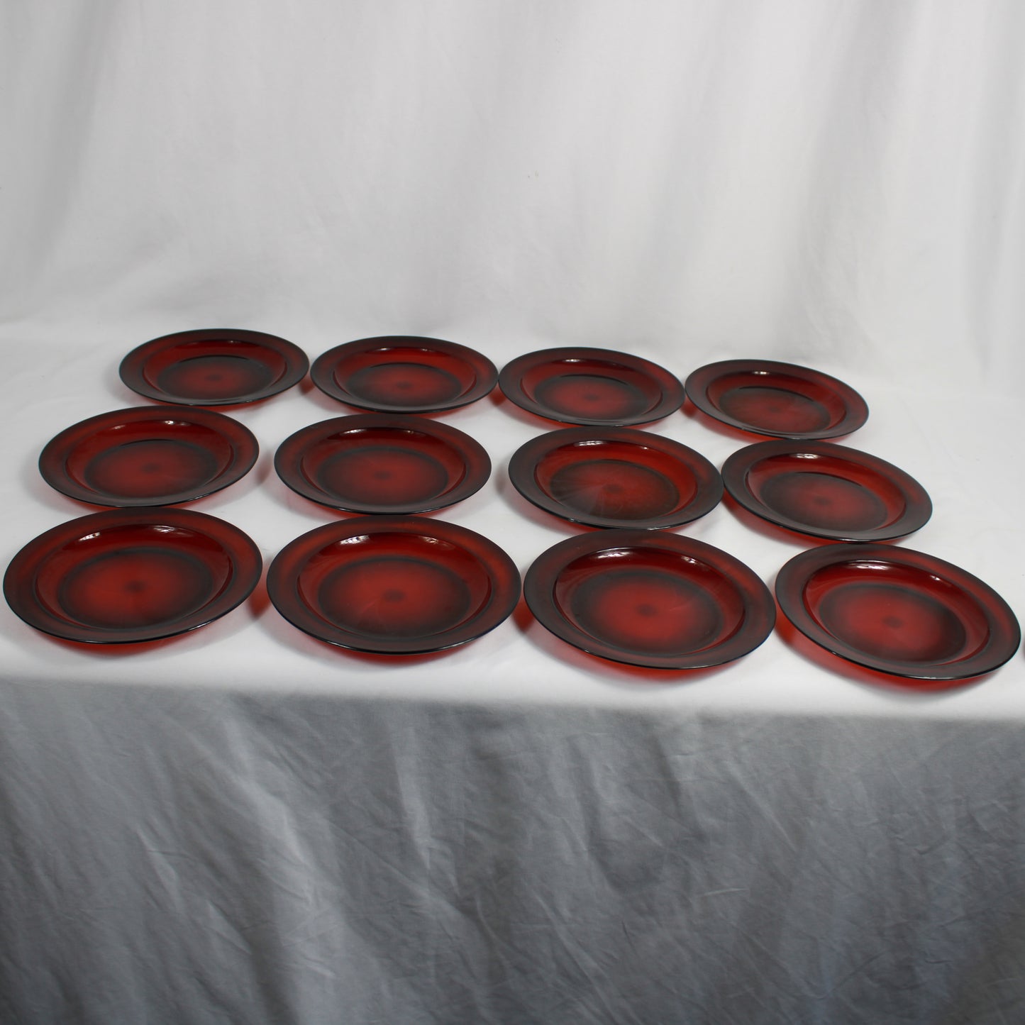 Avon 1876 Cape Cod Ruby Red Glassware Set