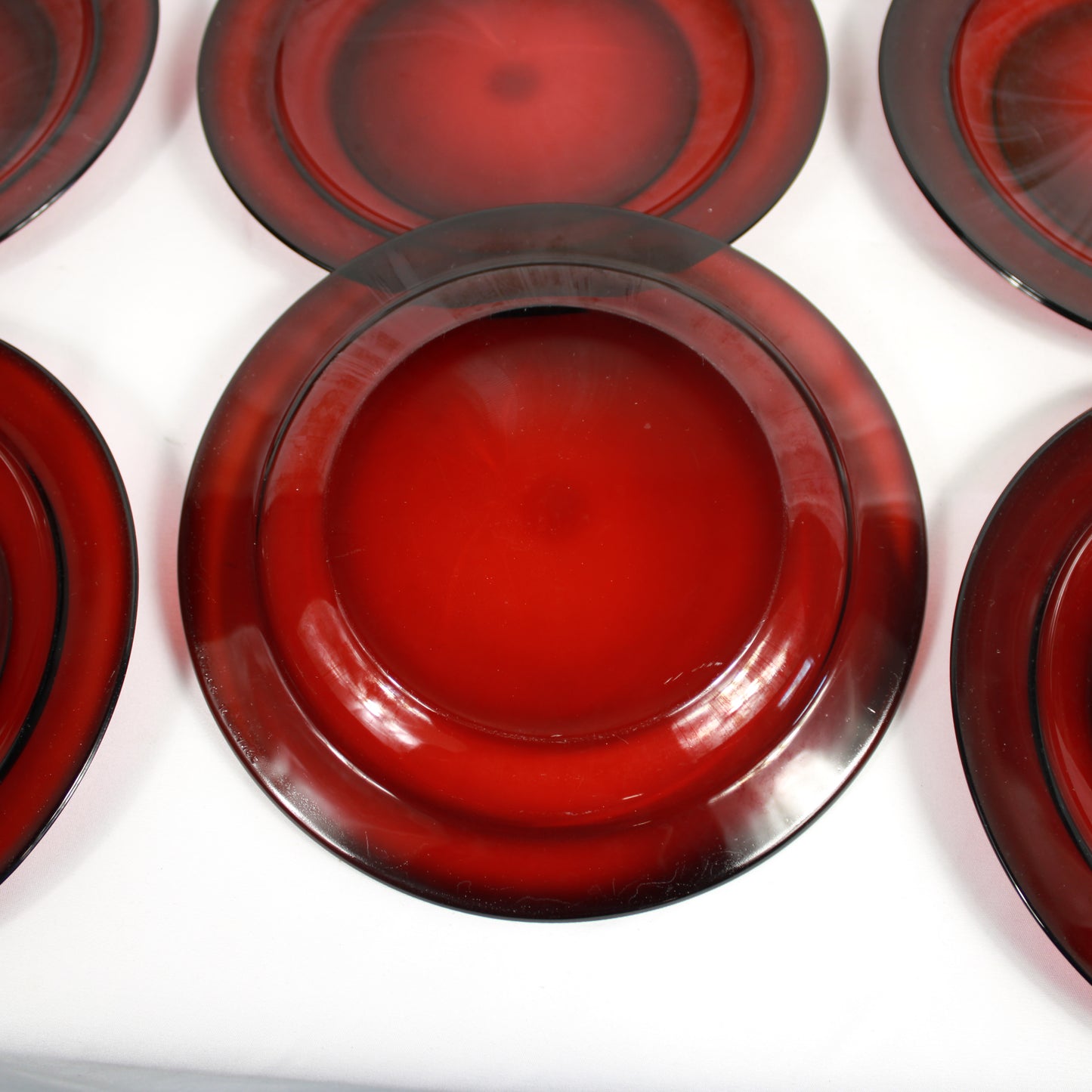 Avon 1876 Cape Cod Ruby Red Glassware Set