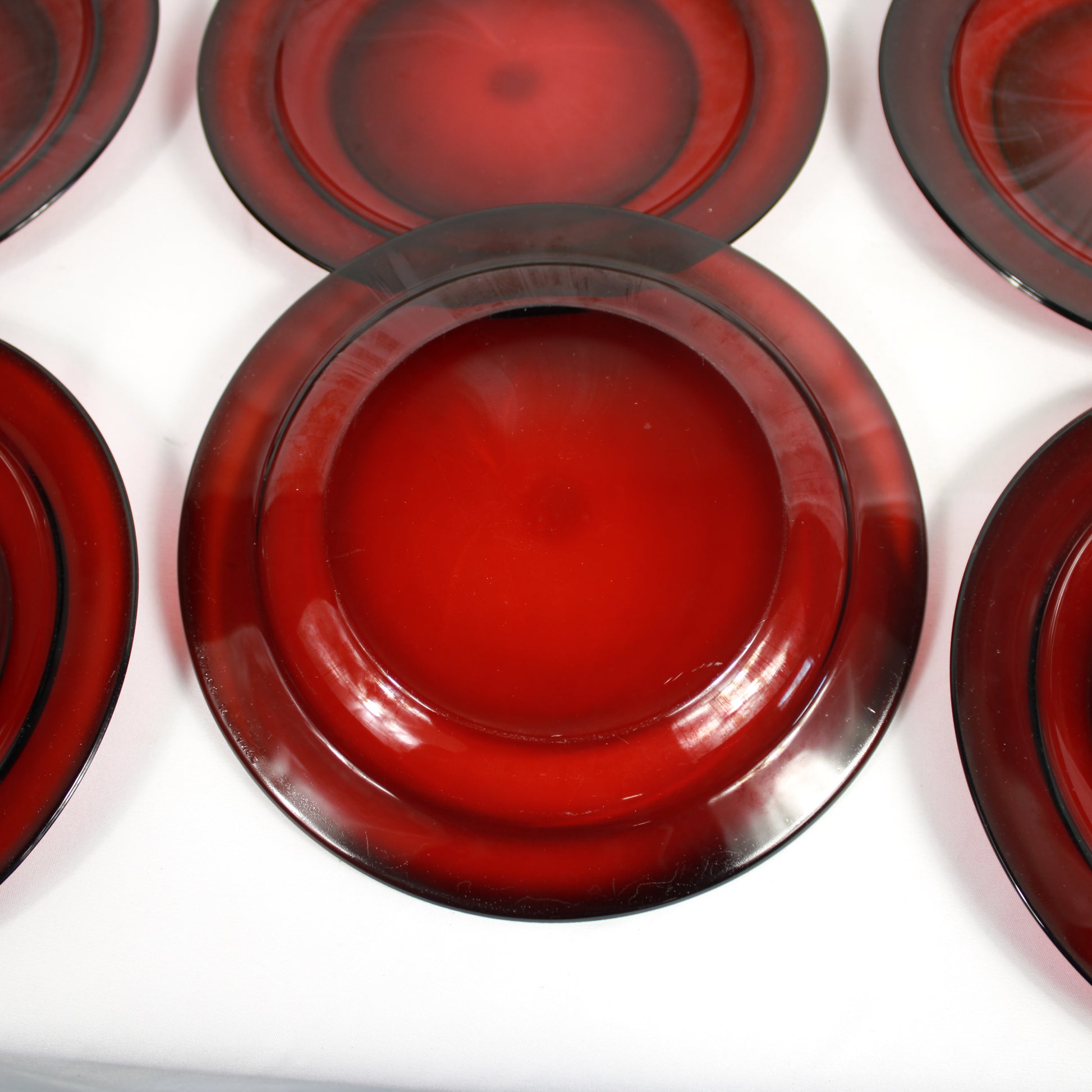 Avon 1876 Cape Cod Ruby Red Glassware Set