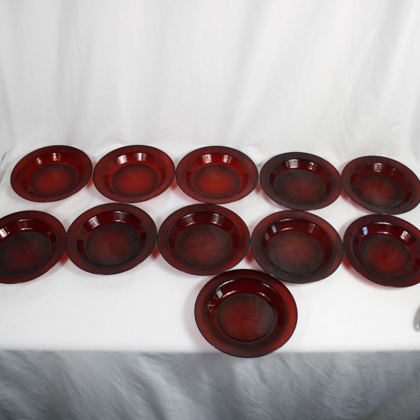 Avon 1876 Cape Cod Ruby Red Glassware Set