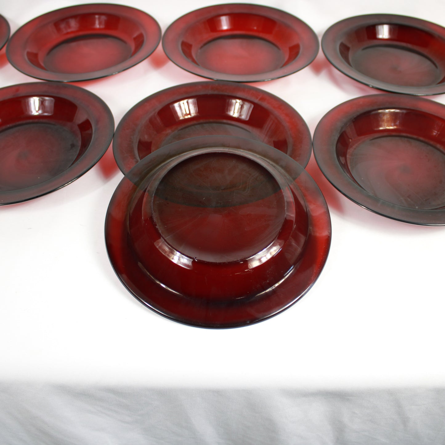 Avon 1876 Cape Cod Ruby Red Glassware Set