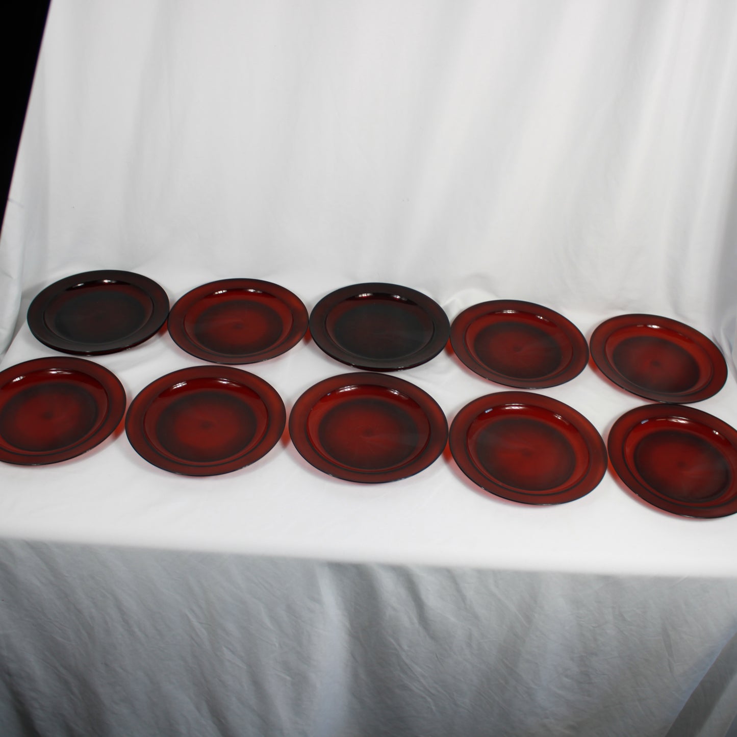 Avon 1876 Cape Cod Ruby Red Glassware Set