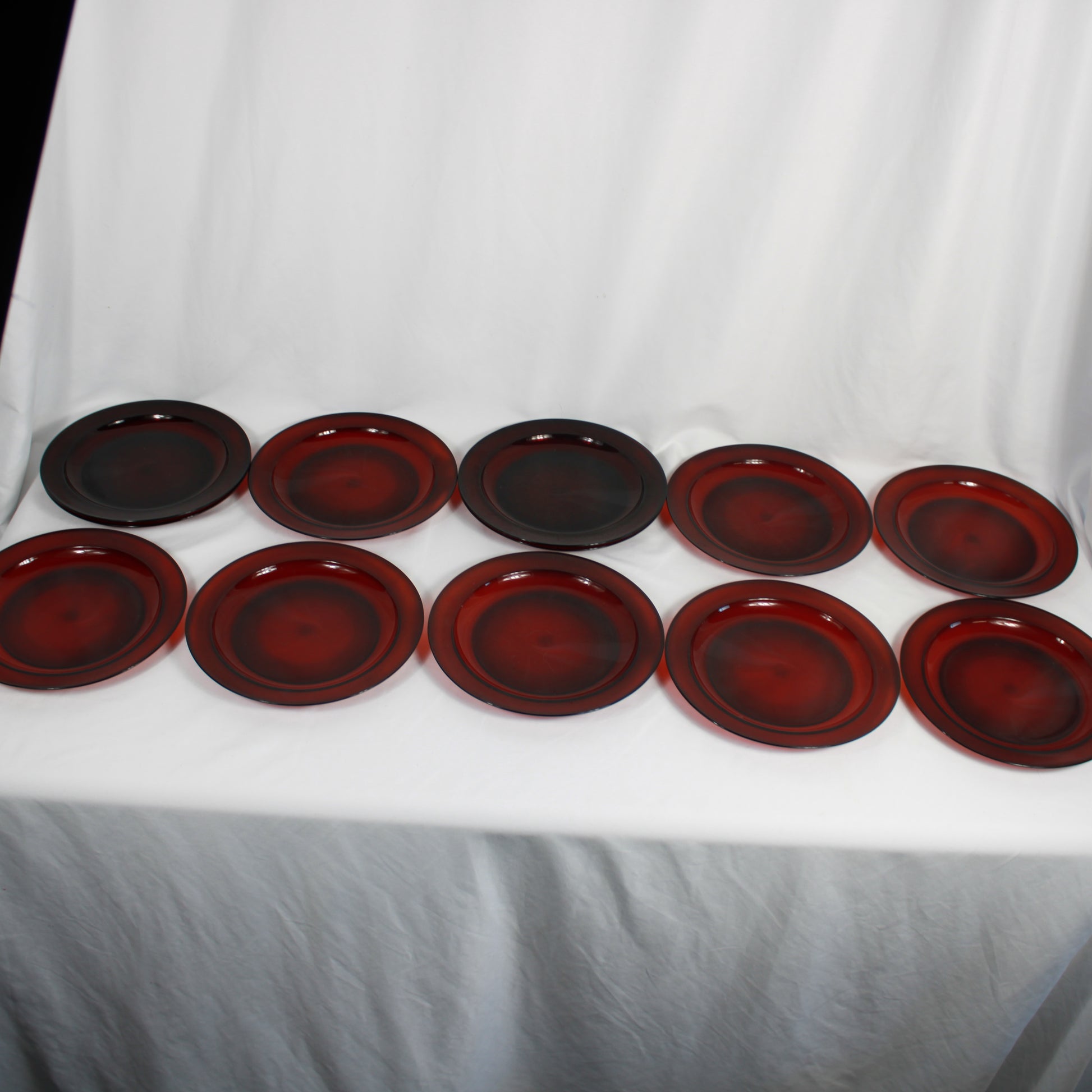 Avon 1876 Cape Cod Ruby Red Glassware Set