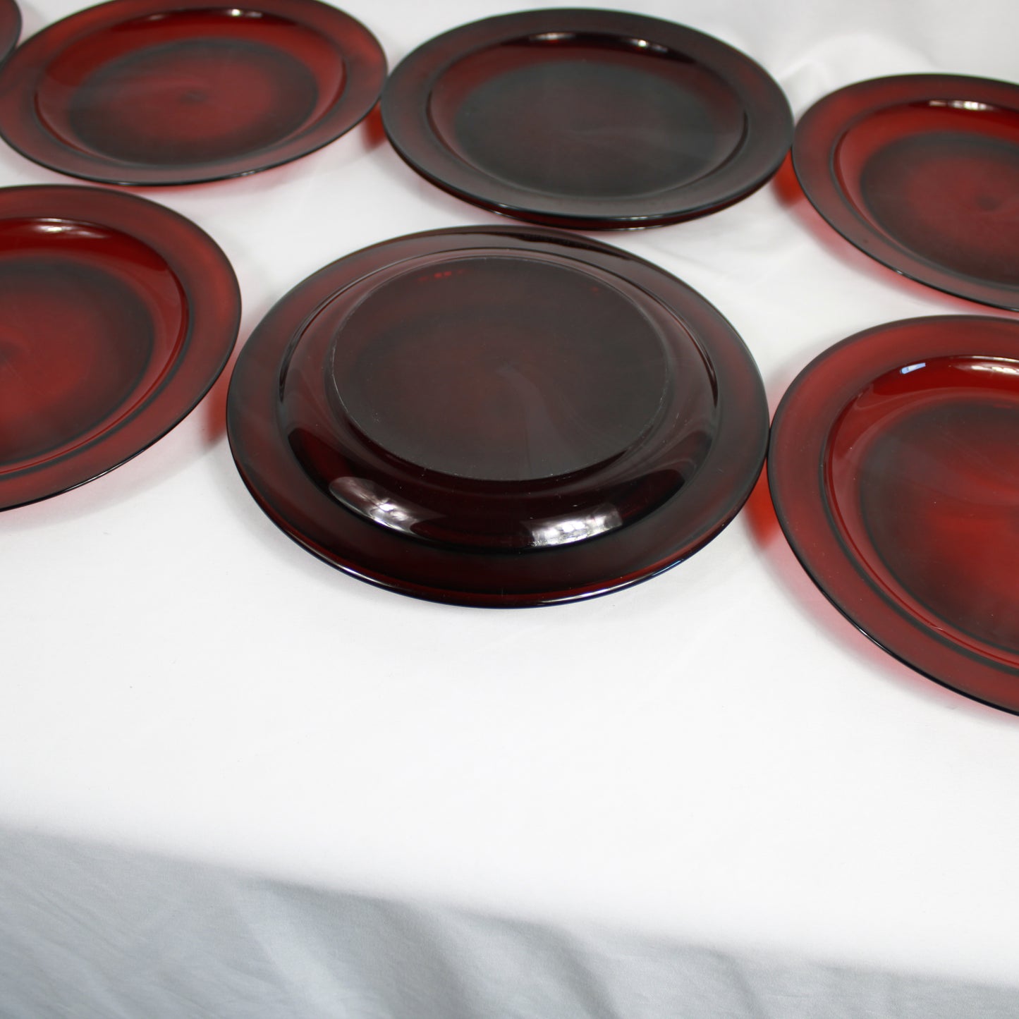 Avon 1876 Cape Cod Ruby Red Glassware Set
