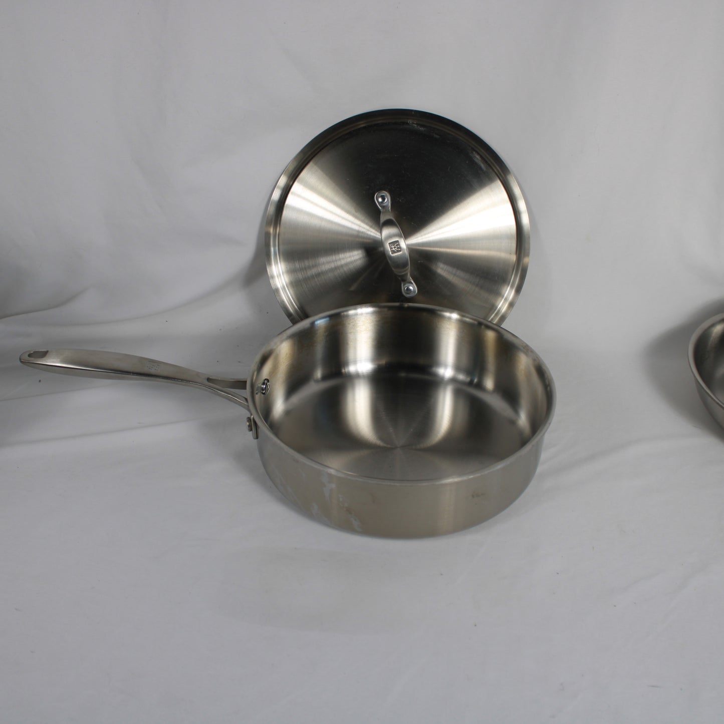 Zwilling J.A. Henckels 3-Ply Stainless Steel Cookware Set with Lids