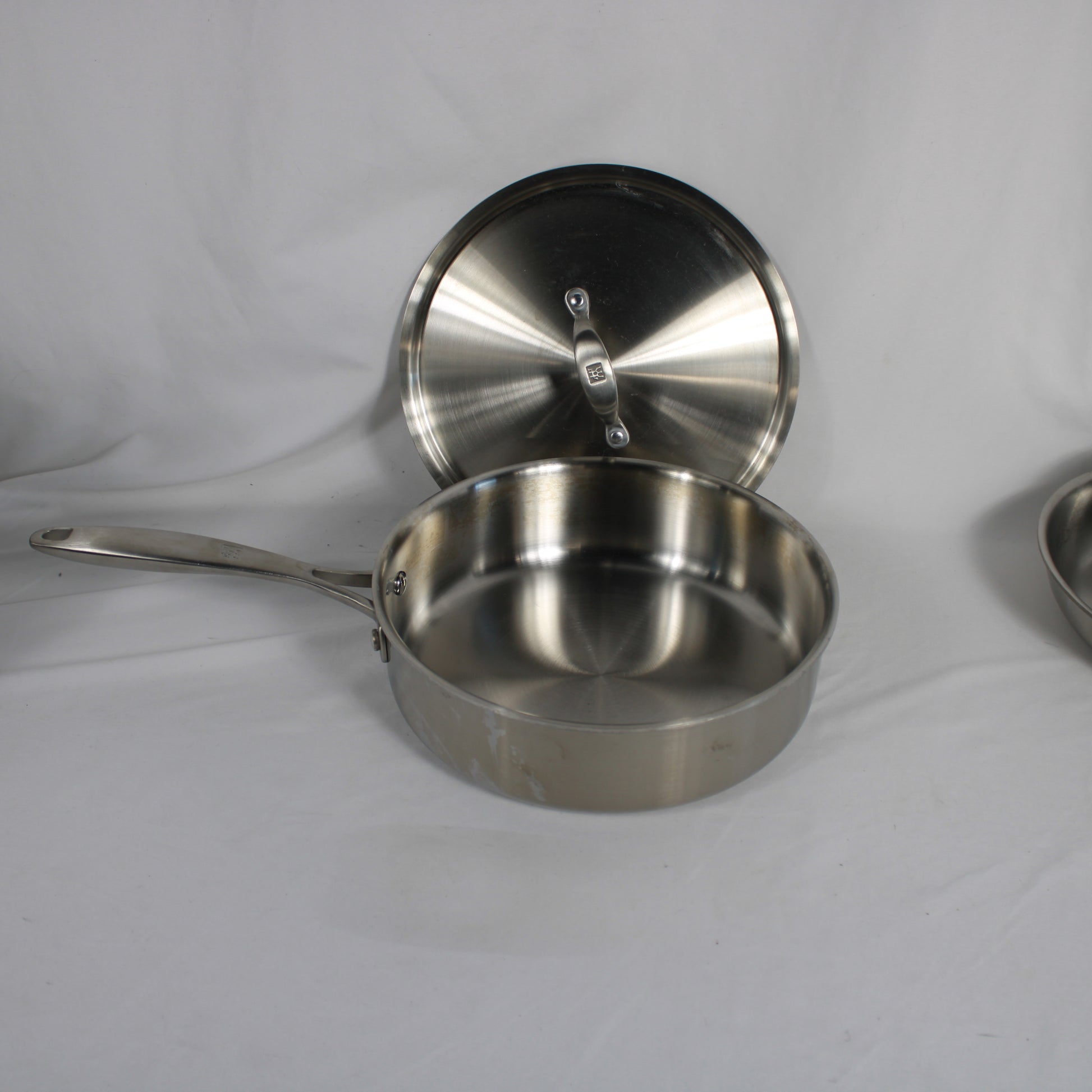 Zwilling J.A. Henckels 3-Ply Stainless Steel Cookware Set with Lids
