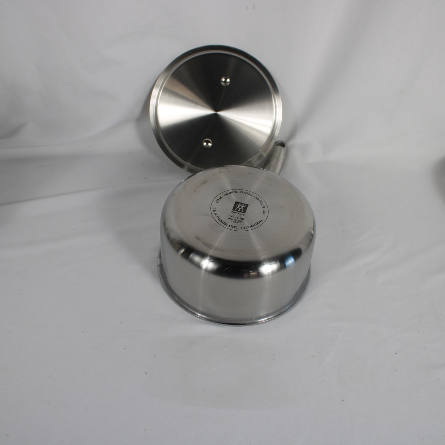 Zwilling J.A. Henckels 3-Ply Stainless Steel Cookware Set with Lids