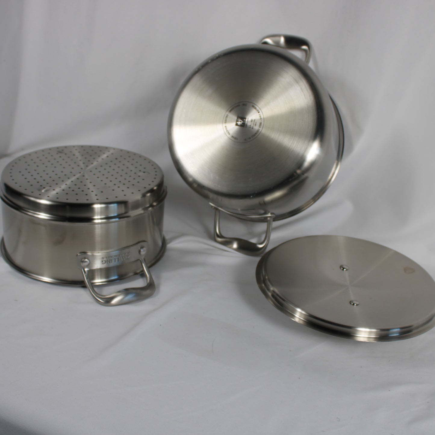 Zwilling J.A. Henckels 3-Ply Stainless Steel Cookware Set with Lids