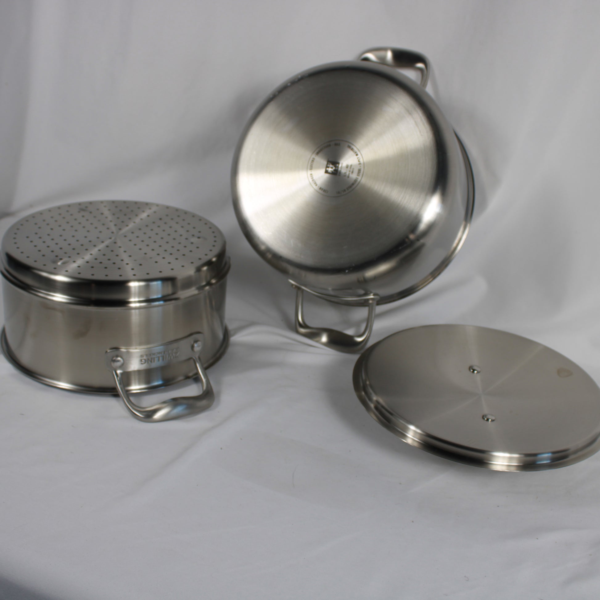 Zwilling J.A. Henckels 3-Ply Stainless Steel Cookware Set with Lids