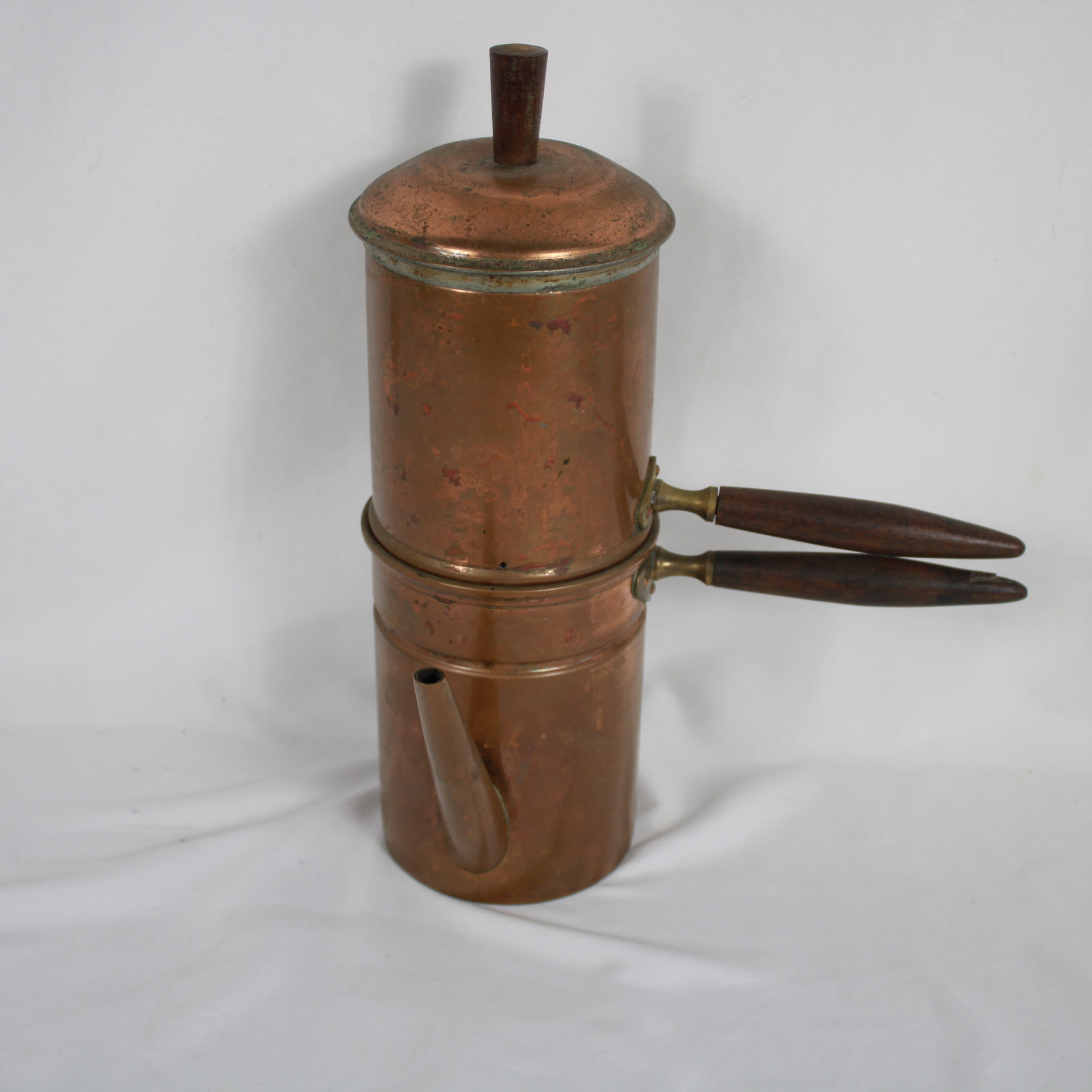 Douro B&M Copper Napoletana Flip Coffee Maker