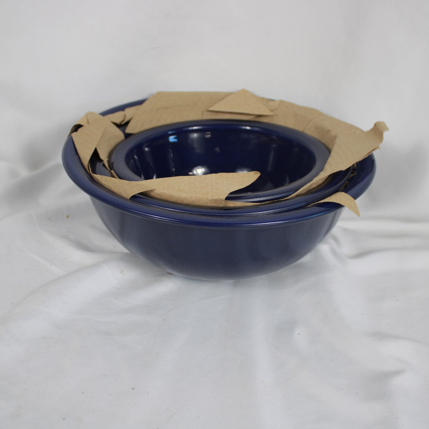 Pyrex Cobalt Blue Glass Mixing Bowl Set in Box (3 Pieces)