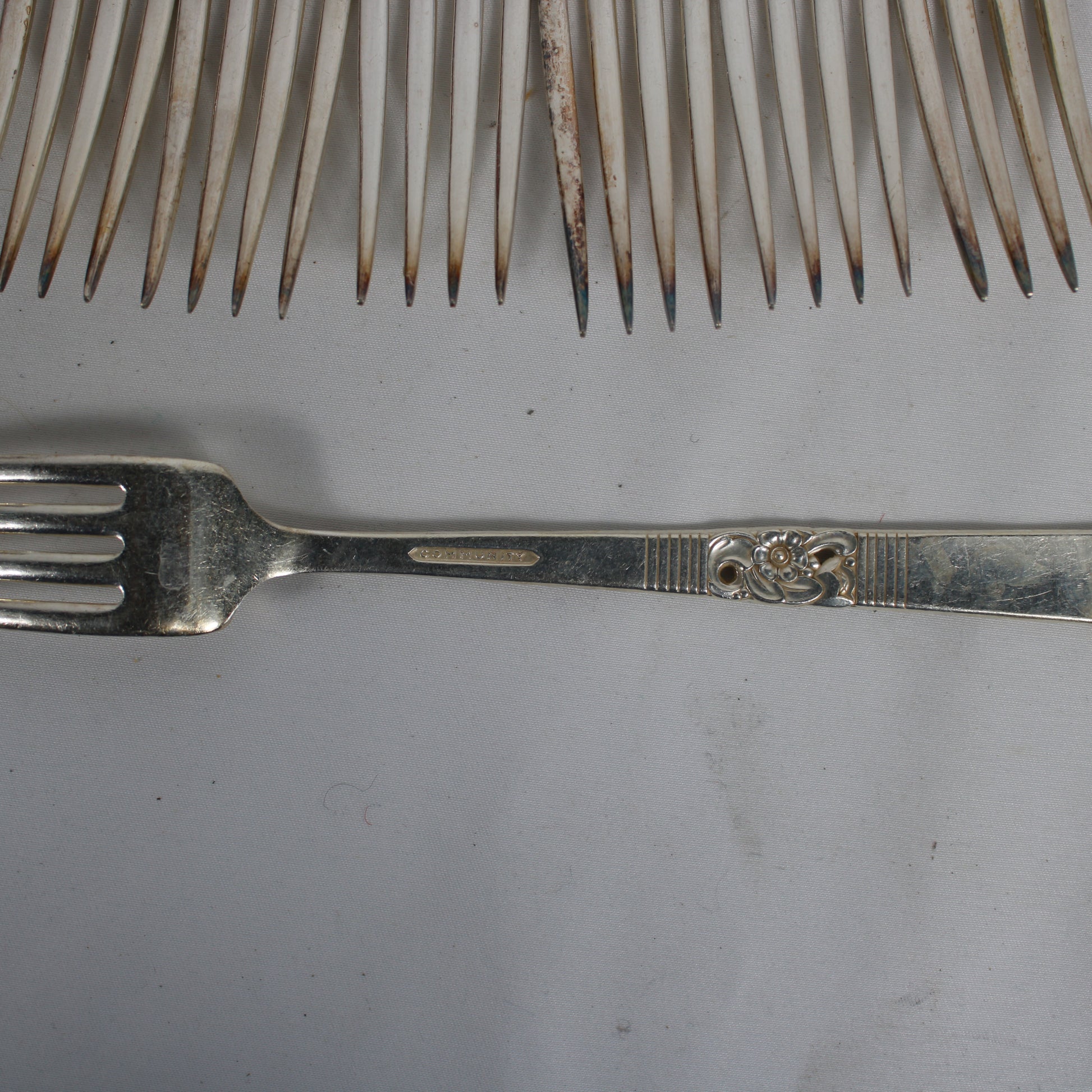 Oneida Community Silverplate Flatware Set with Fitted Wooden Tarnish Chest