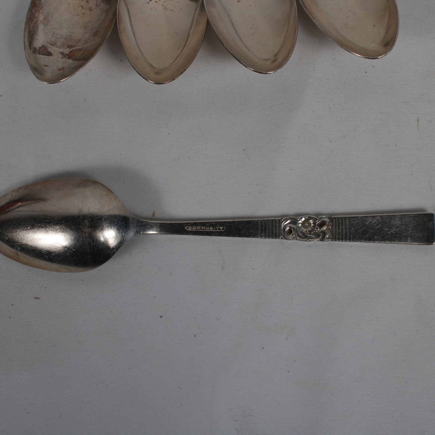 Oneida Community Silverplate Flatware Set with Fitted Wooden Tarnish Chest