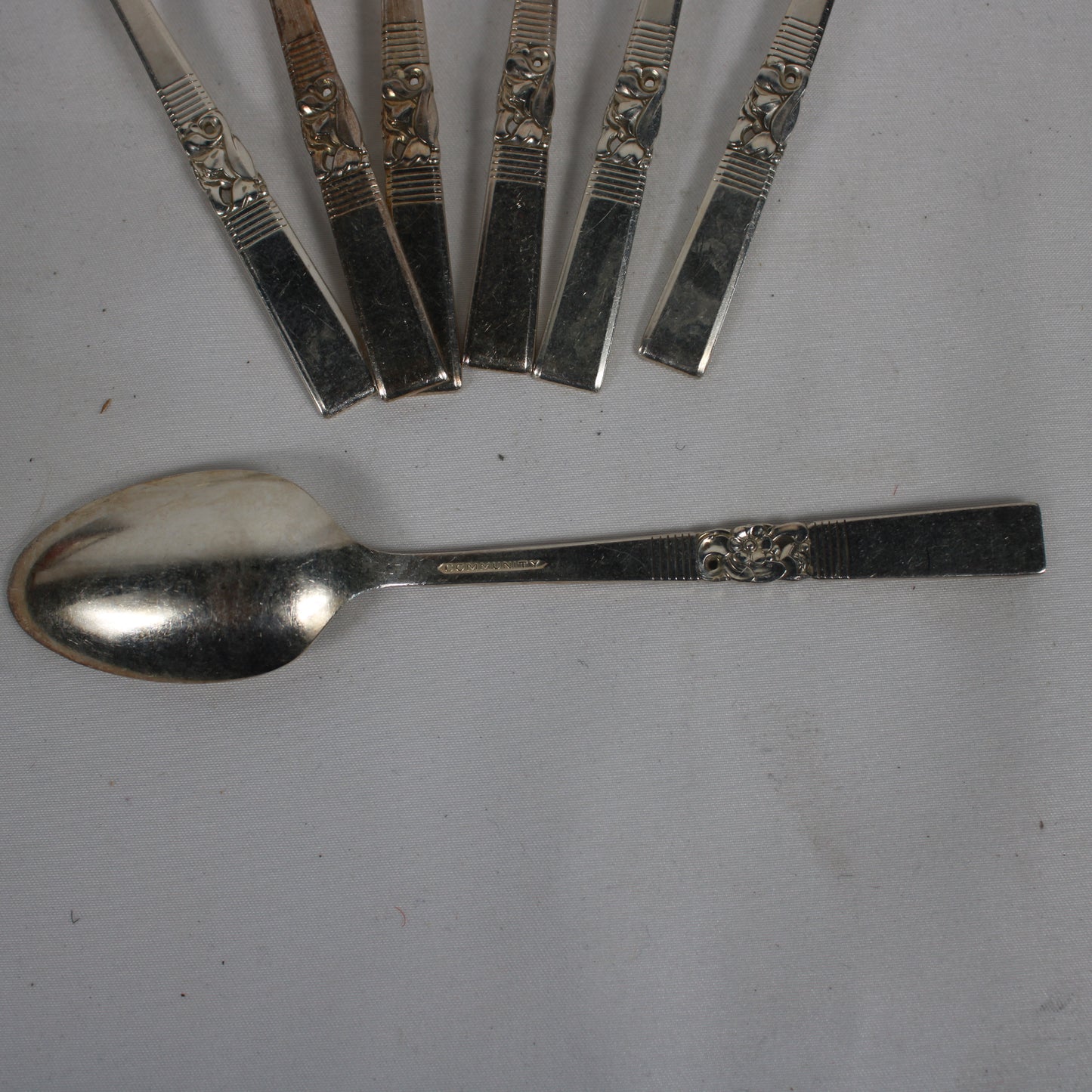 Oneida Community Silverplate Flatware Set with Fitted Wooden Tarnish Chest