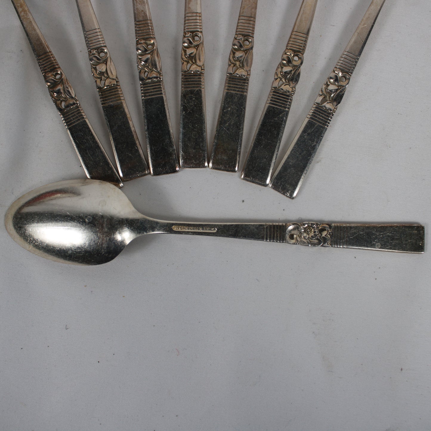 Oneida Community Silverplate Flatware Set with Fitted Wooden Tarnish Chest
